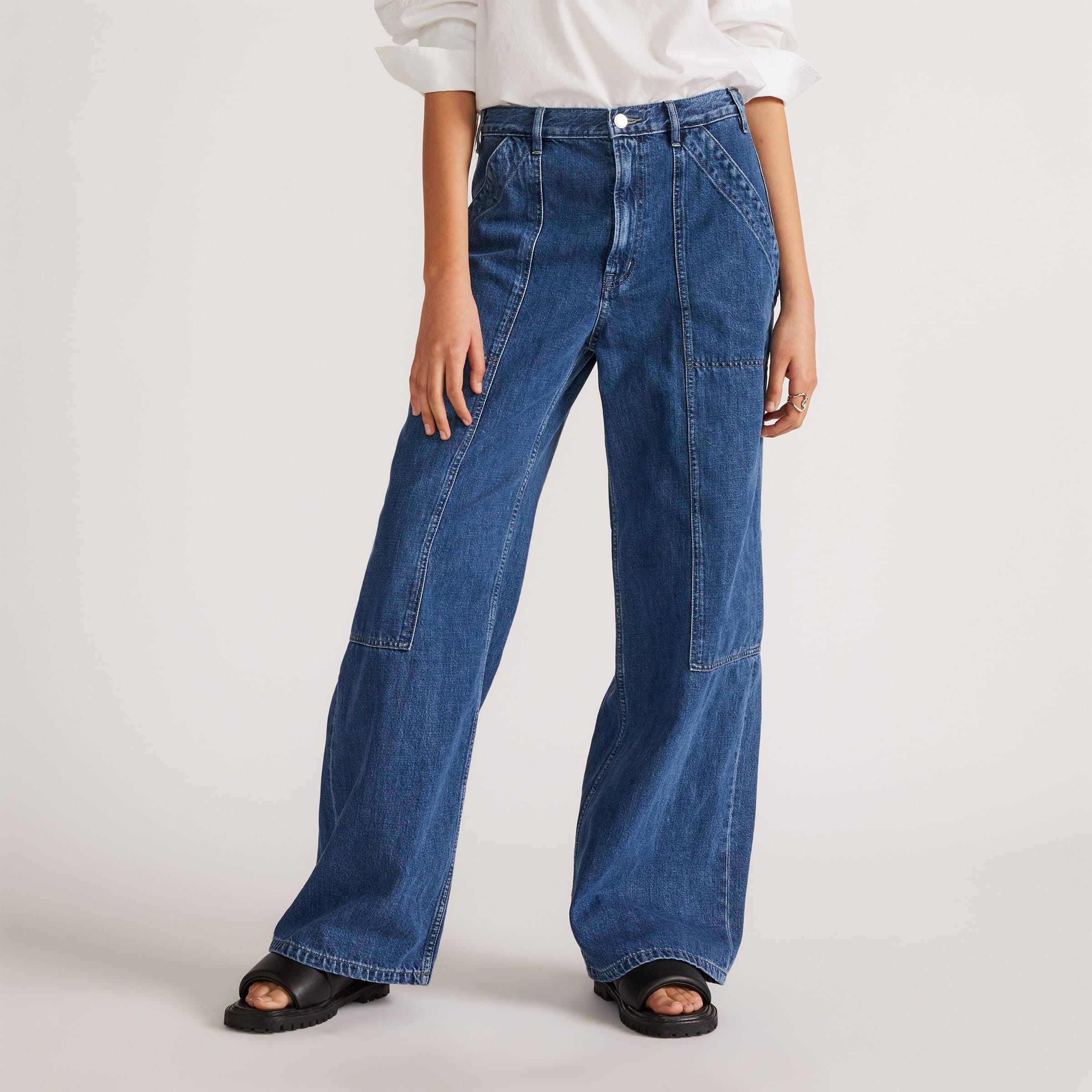 The Carpenter Jean Medium Blue – Everlane