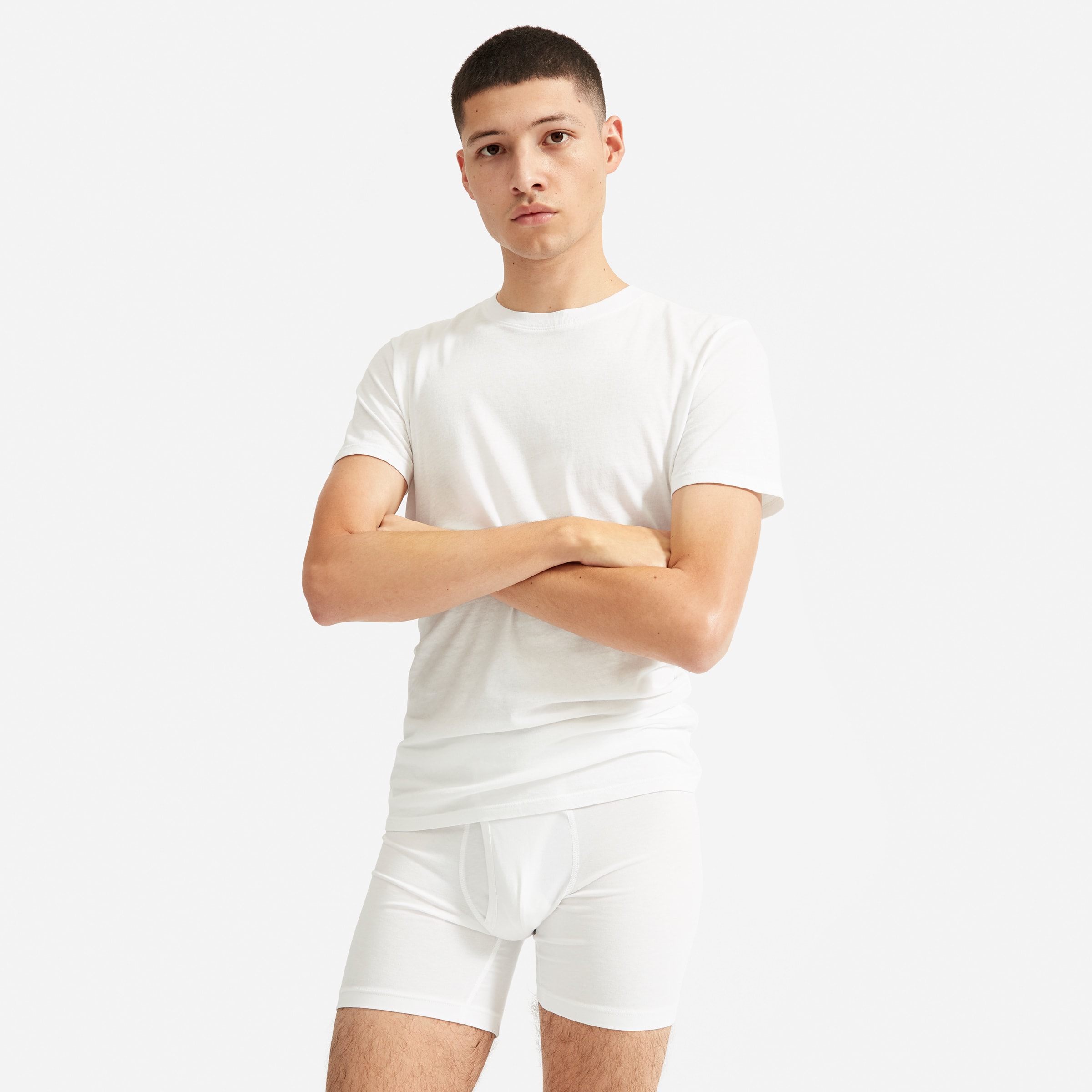 The Supima® Longer Boxer Brief | Uniform White – Everlane