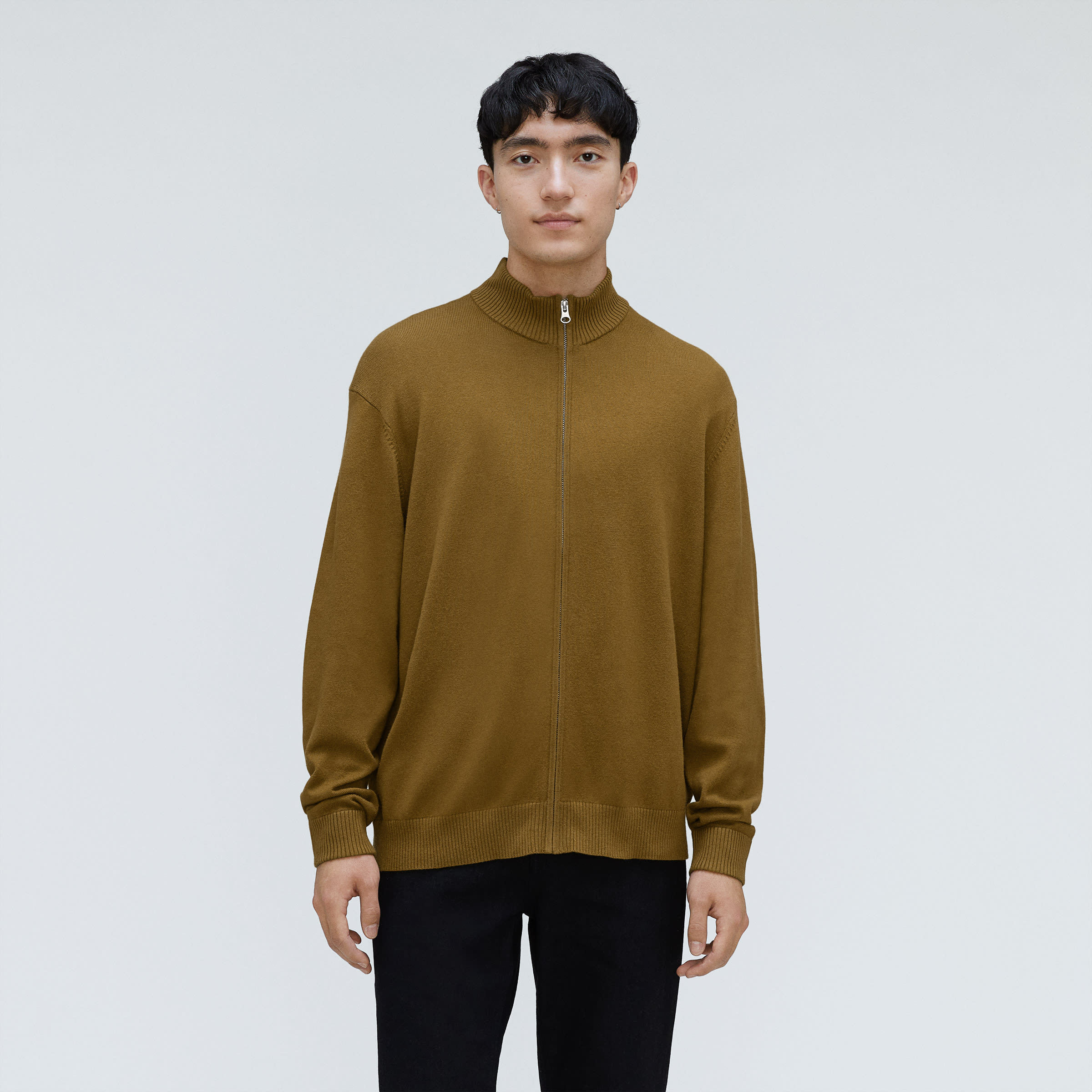 The No-Sweat Full Zip Sweater