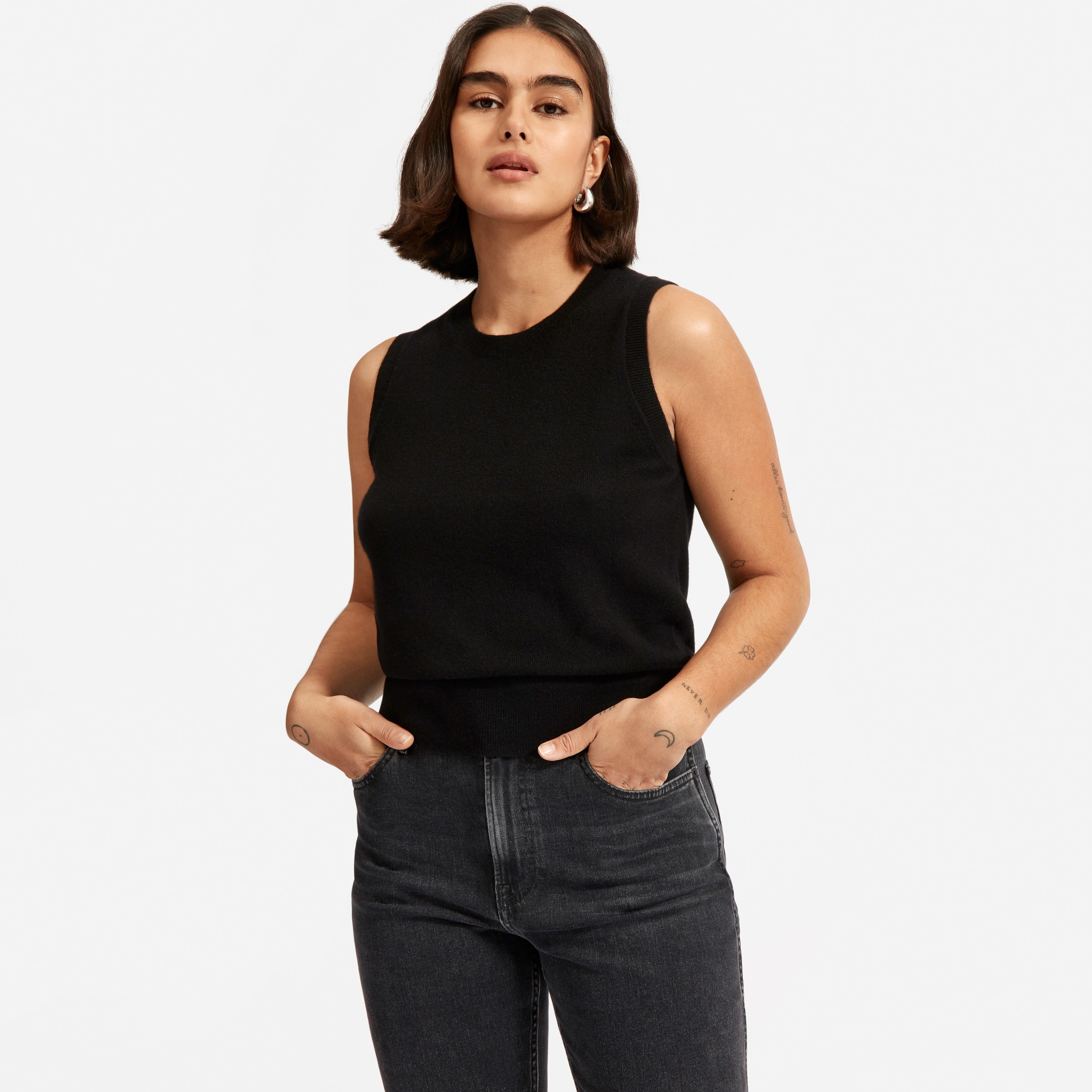 The Cashmere Tank Black – Everlane