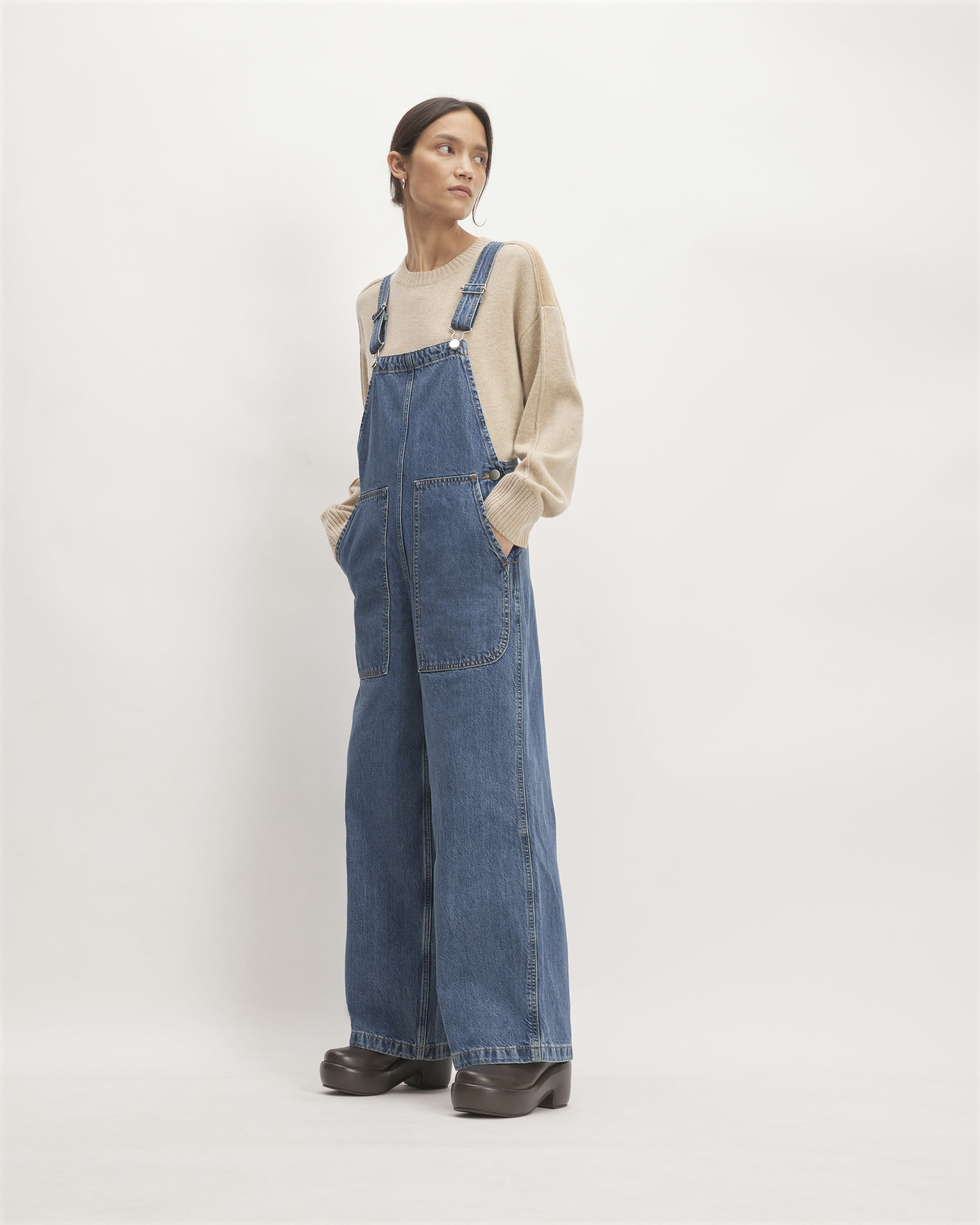 Everlane  Our new Gardener Overall styled three ways with