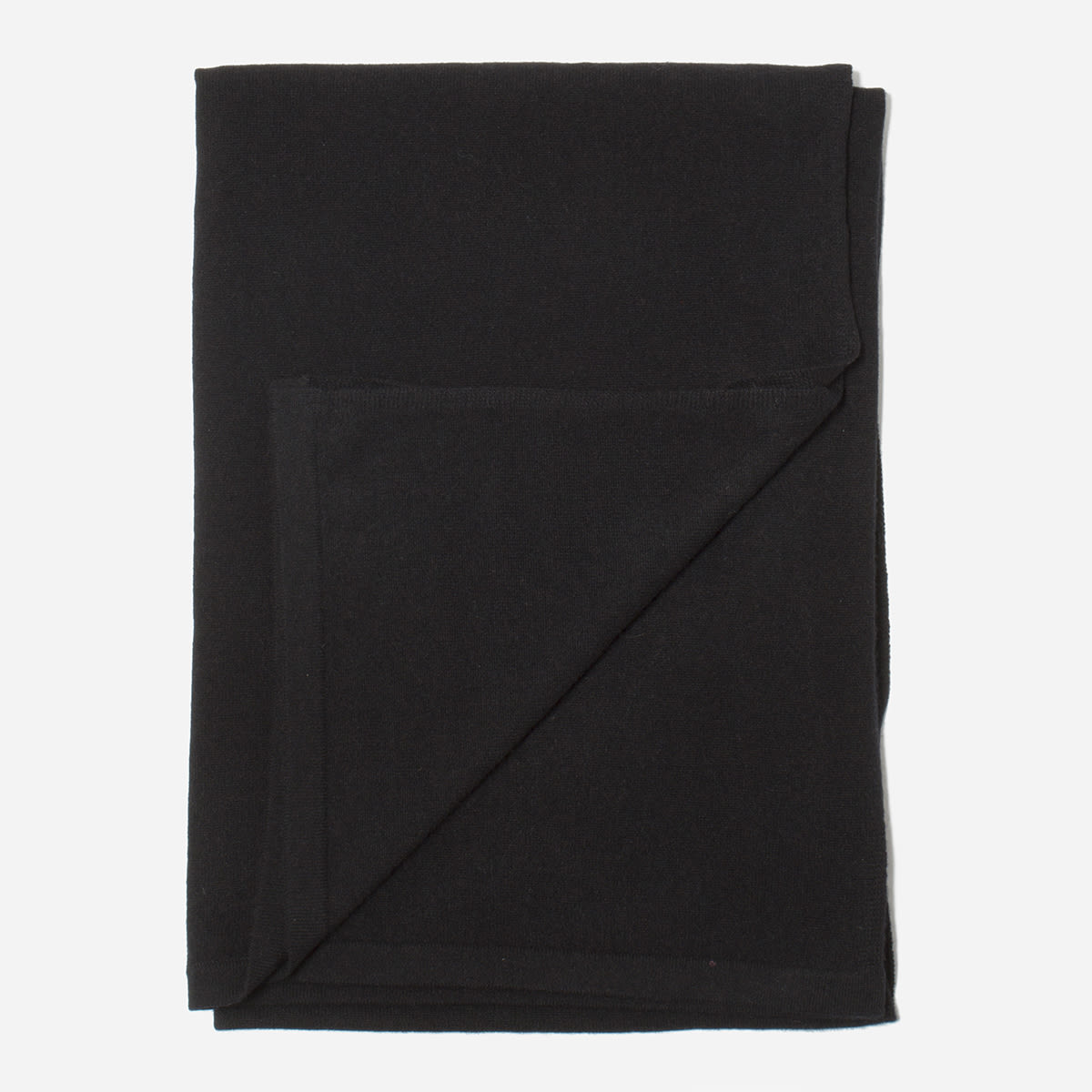 The Cashmere Rib Scarf Black – Everlane