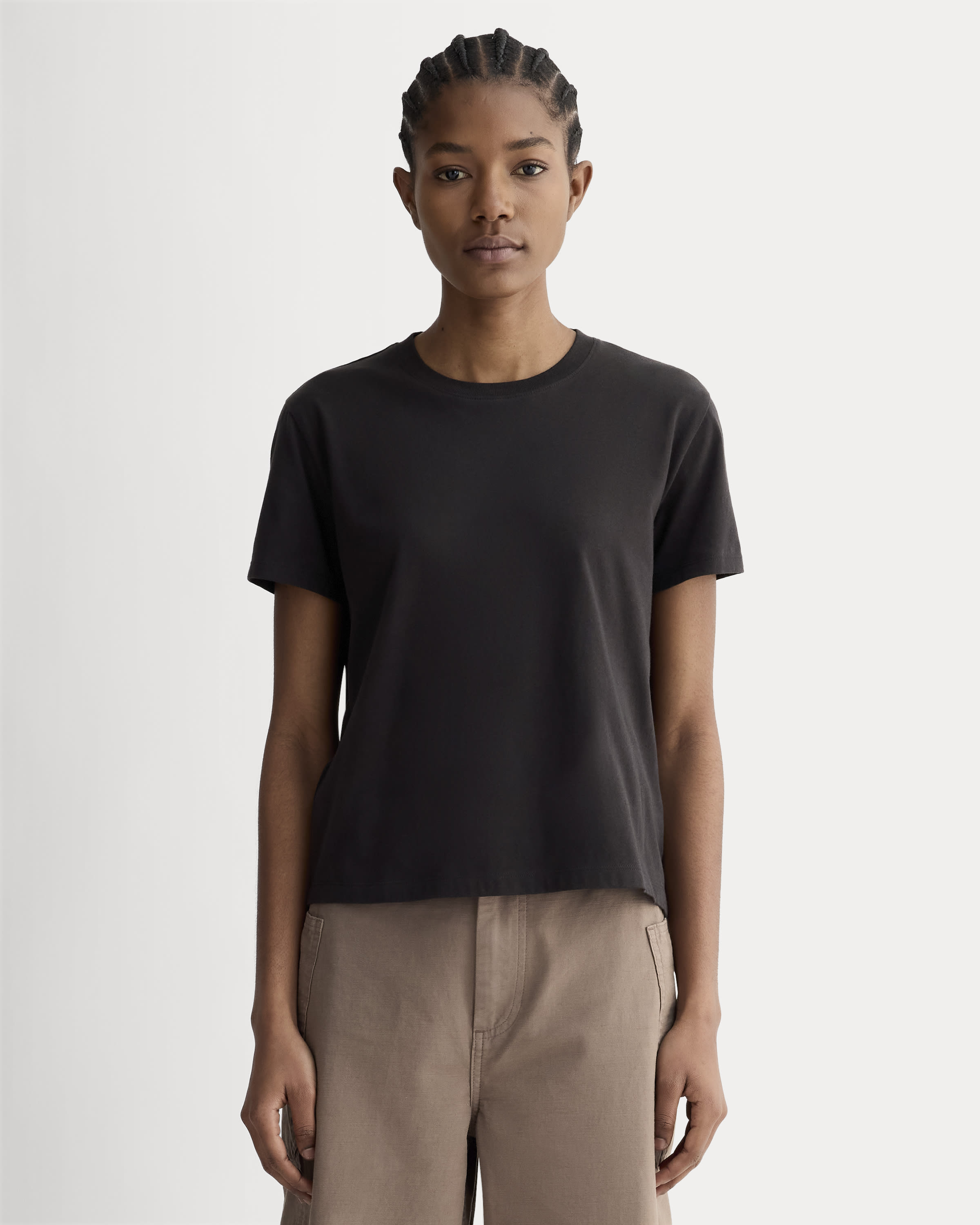 everlane box cut tee dress