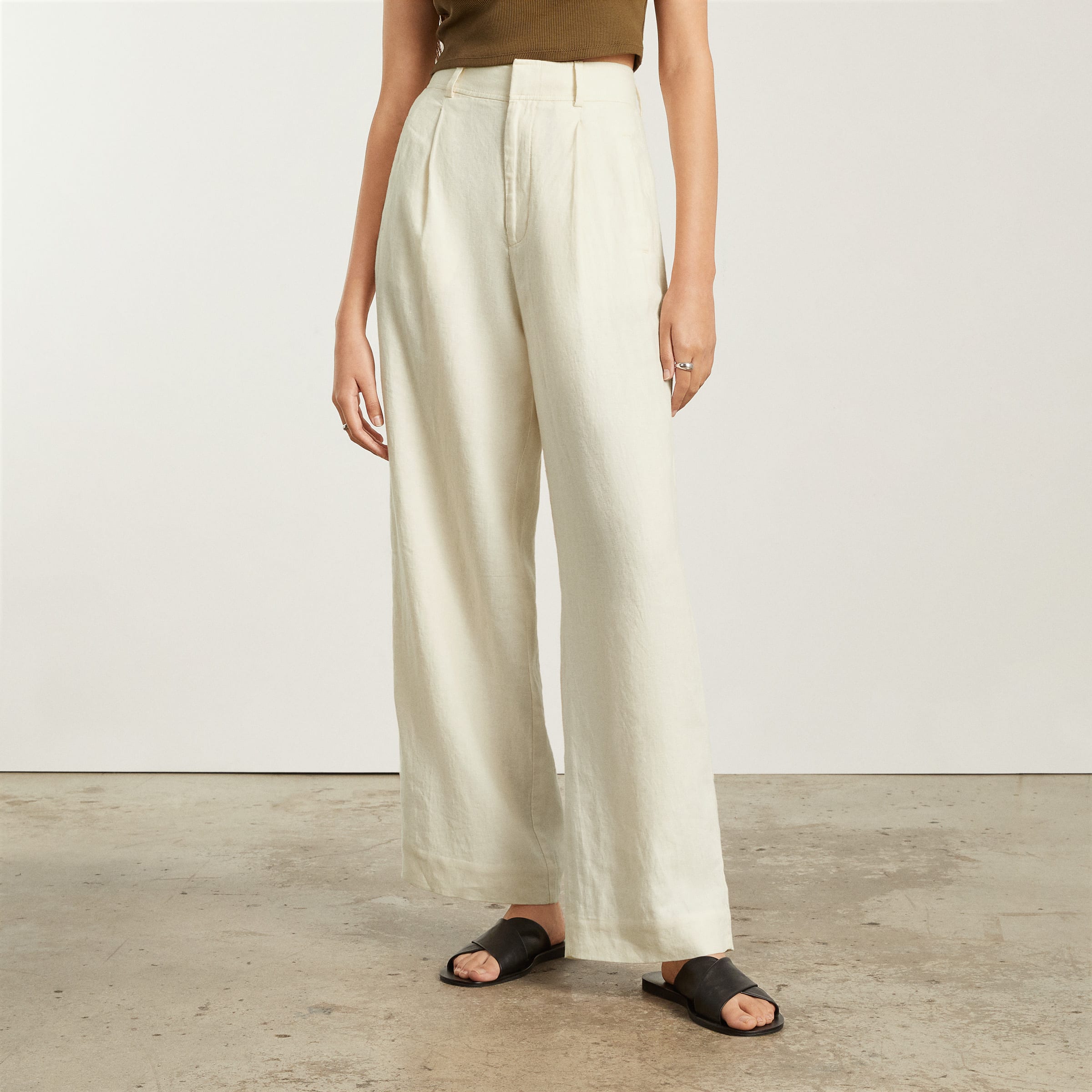 Modern Linen Pants for Women - 100% Linen
