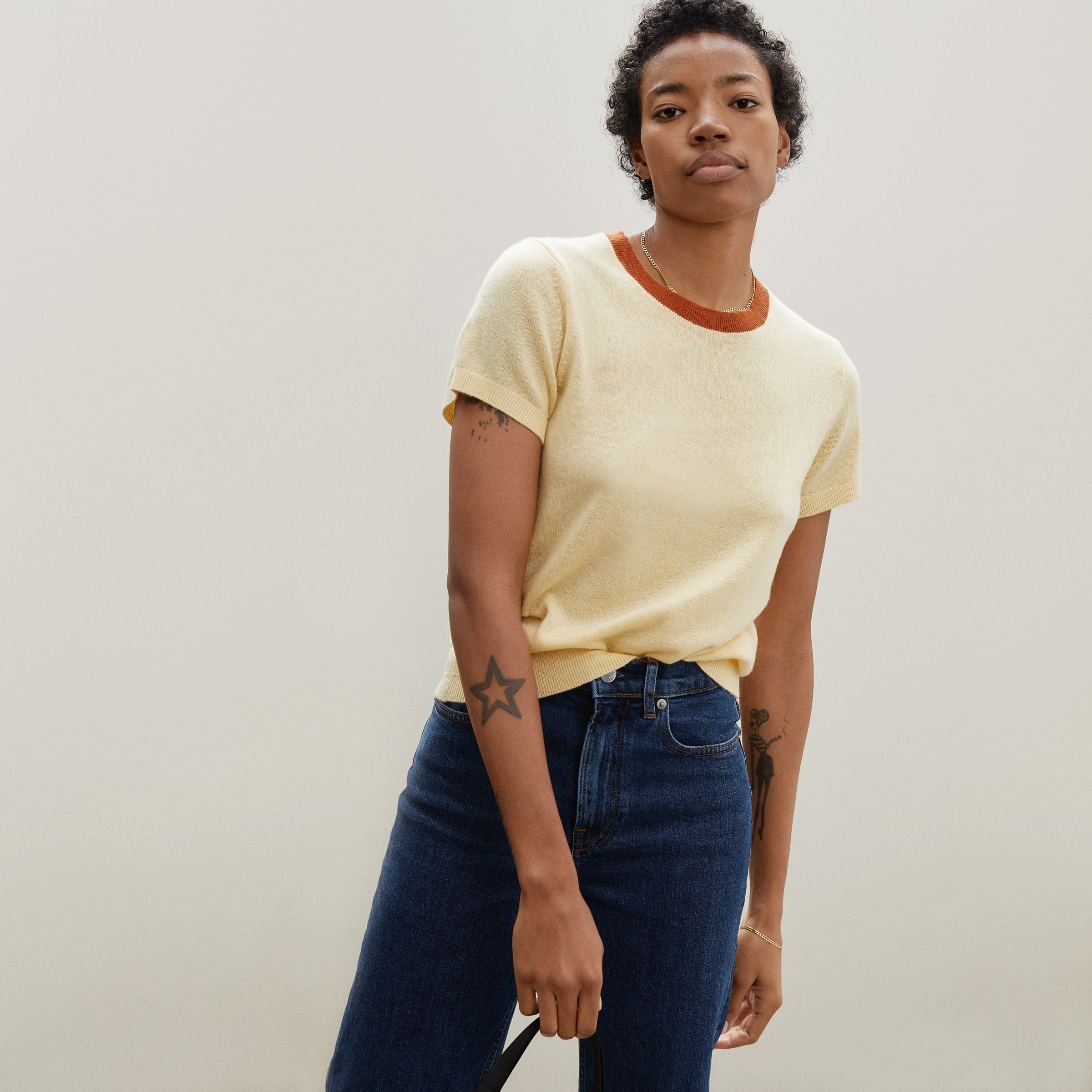 Everlane deals cashmere tee