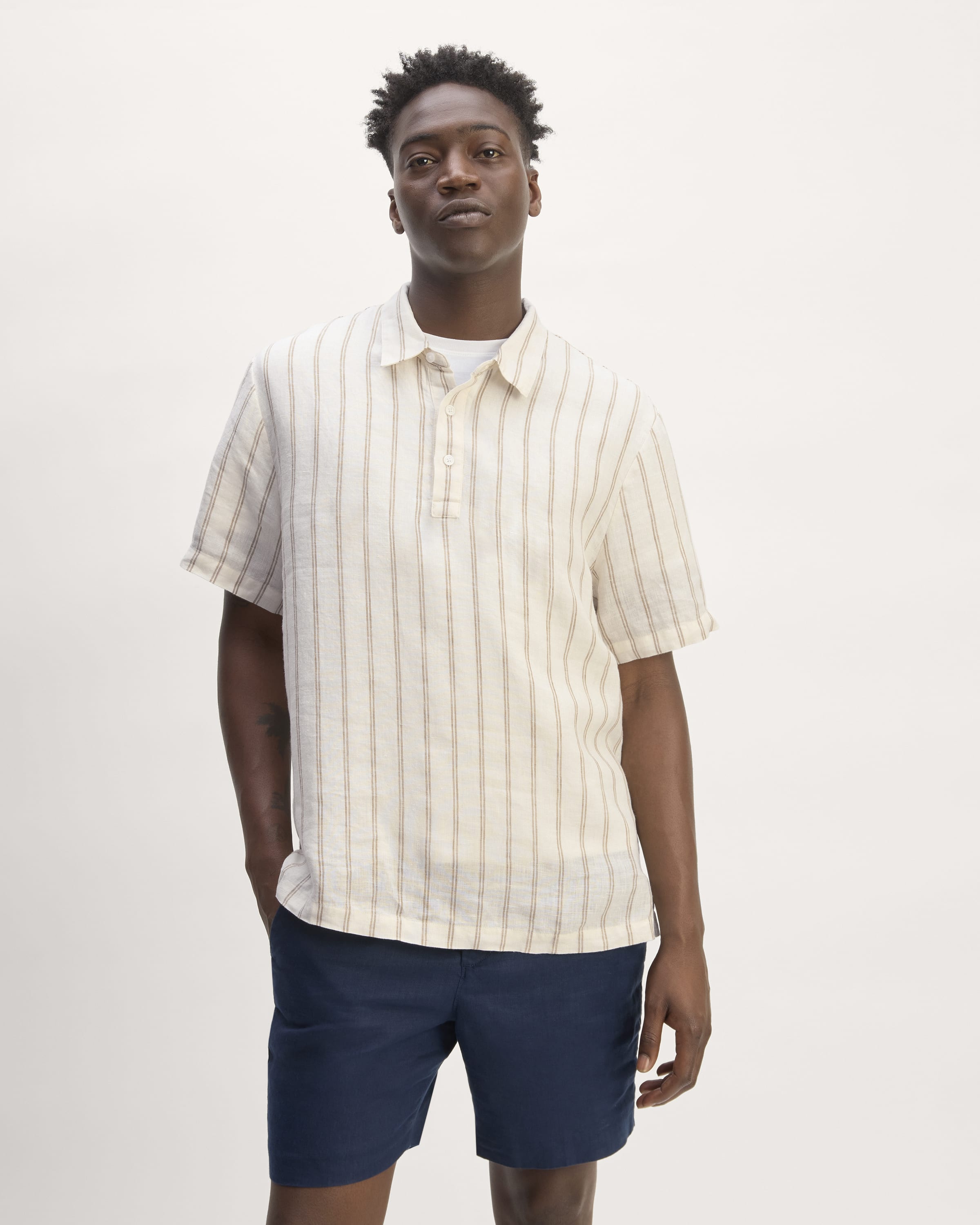 Liverpool Tencel Popover Dolman Short Sleeve Shirt