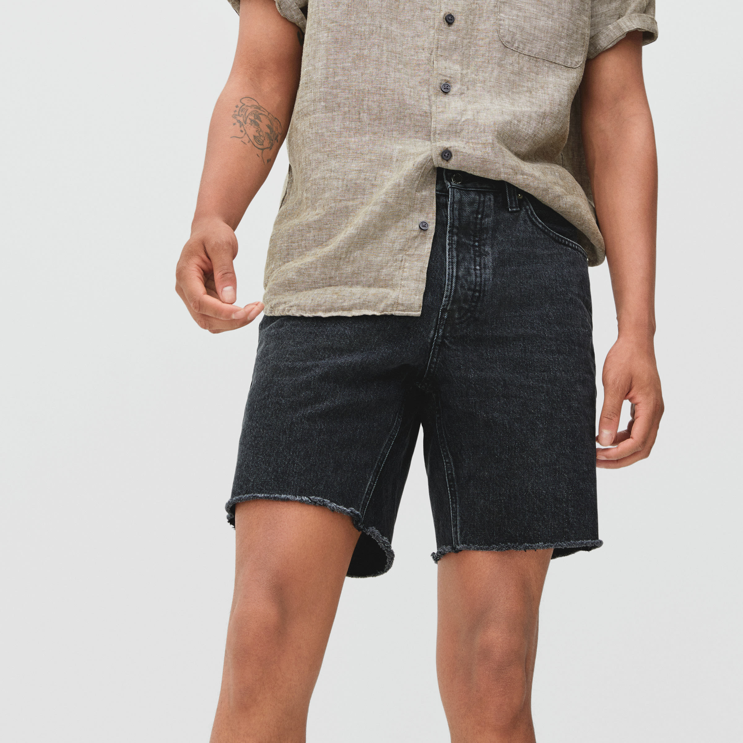 The Denim CutOff Short Washed Black Everlane