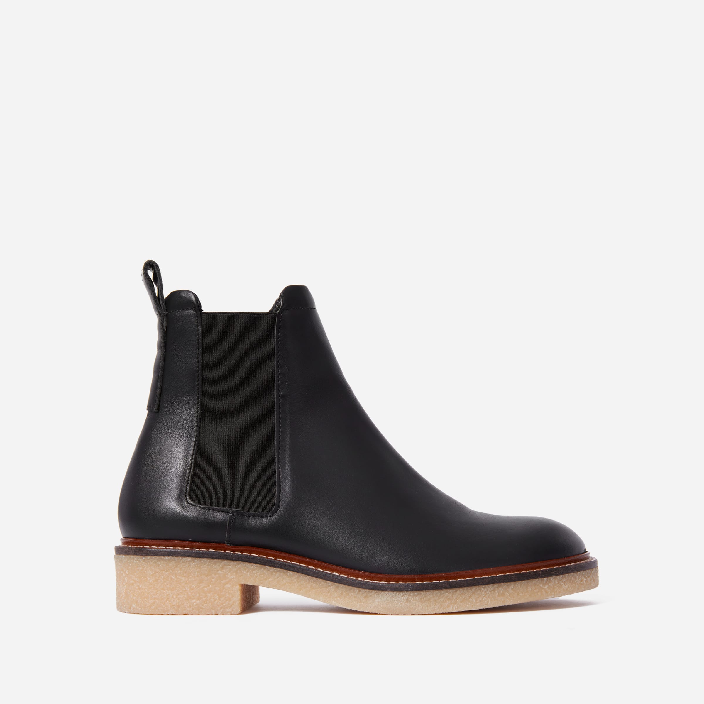 The Italian Leather Chelsea Boot Black Everlane