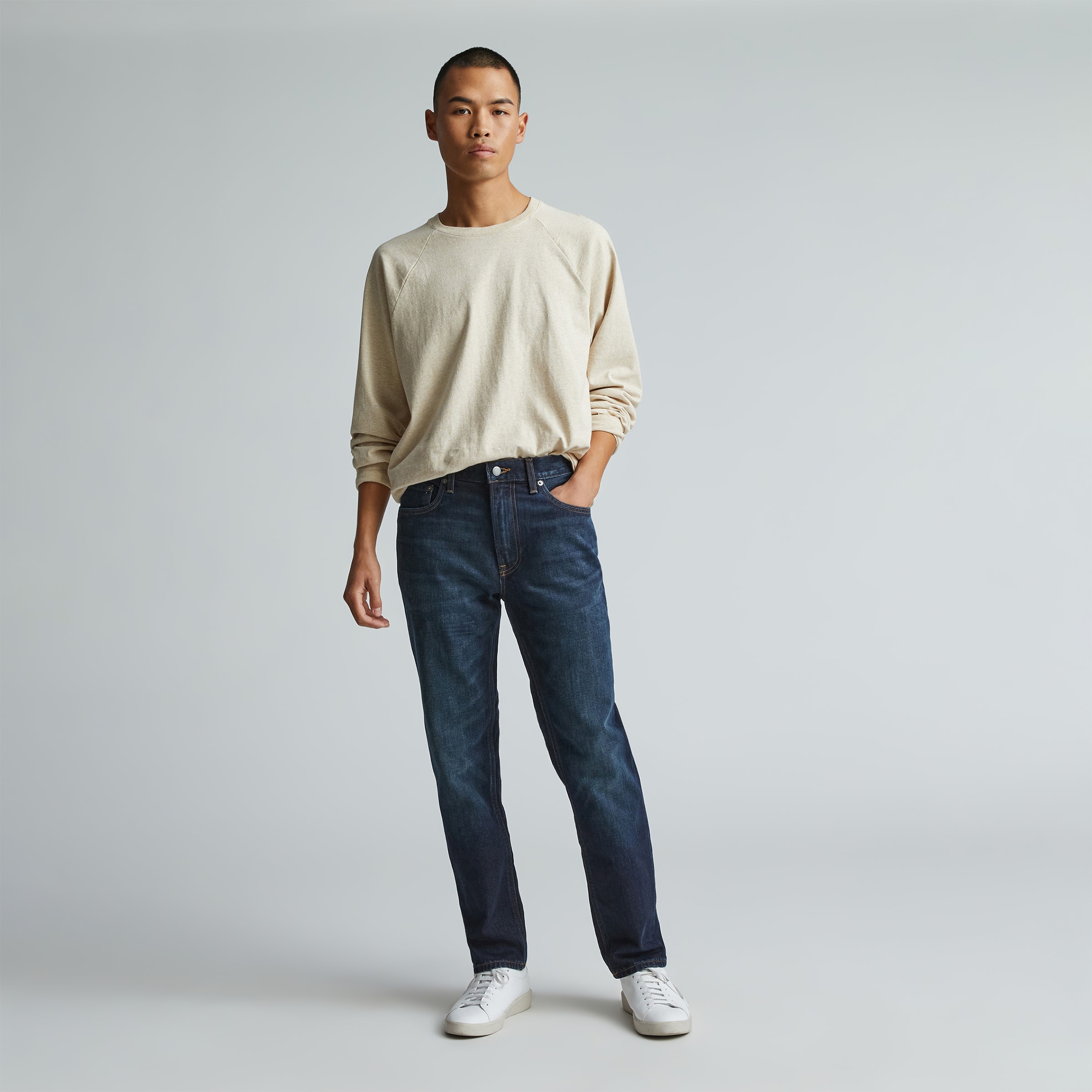 Everlane Men's The Selvedge Slim Fit good Jean Organic Cotton 29 x 30