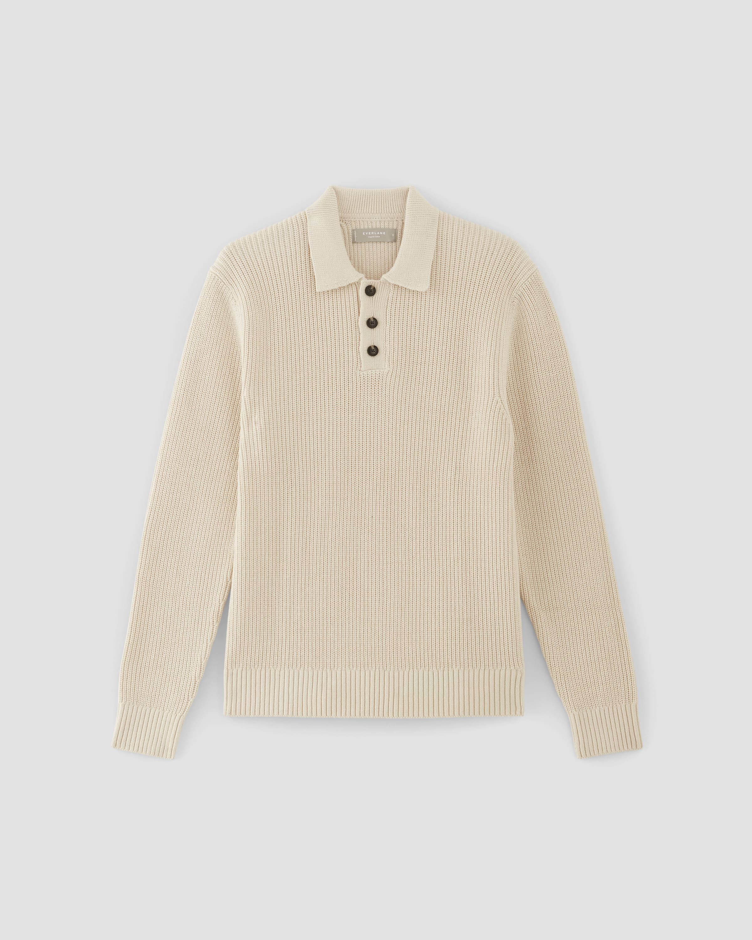 The Cotton Chunky Rib Polo Canvas – Everlane