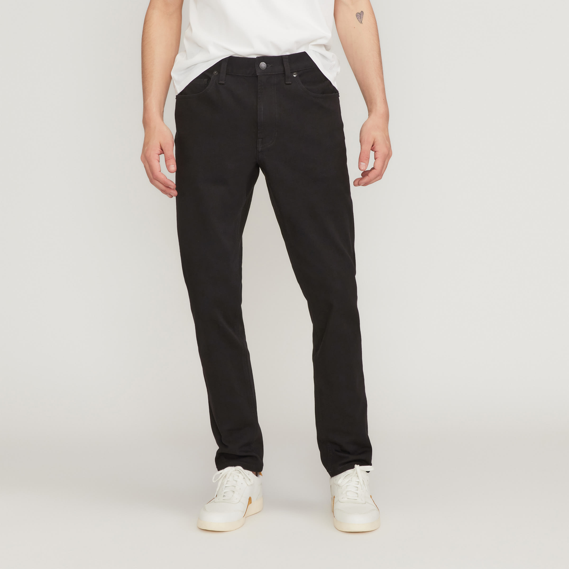 The Slim 4Way Stretch Organic Jean Uniform Black Everlane