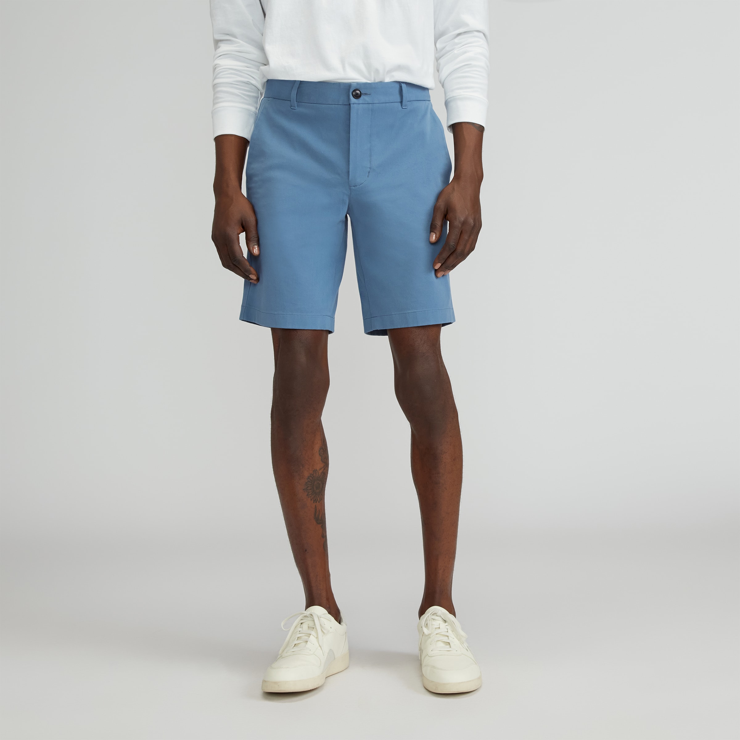 The 9" Slim Fit Performance Chino Short Bluefin Everlane