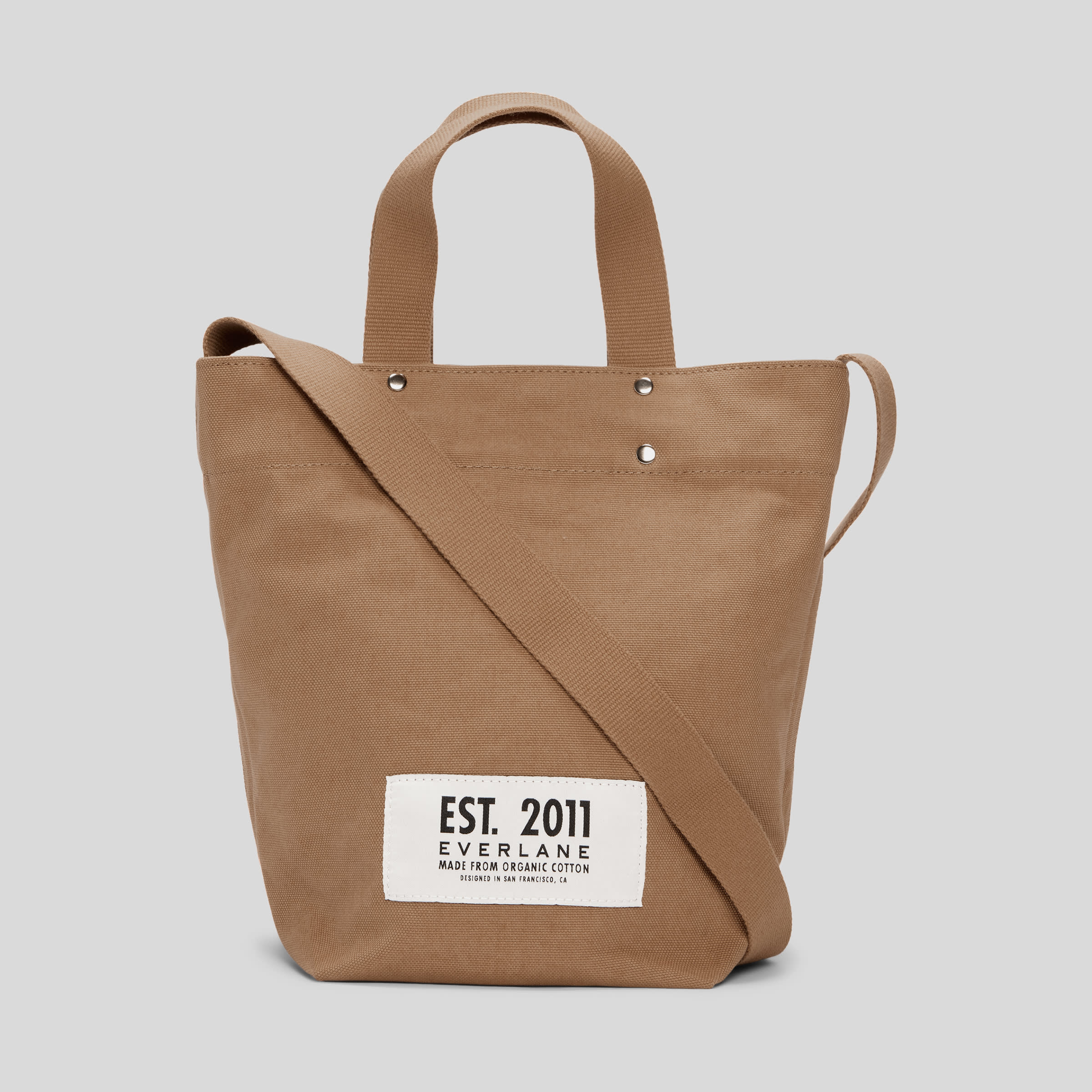 The Organic Canvas Mini Tote Cappuccino – Everlane
