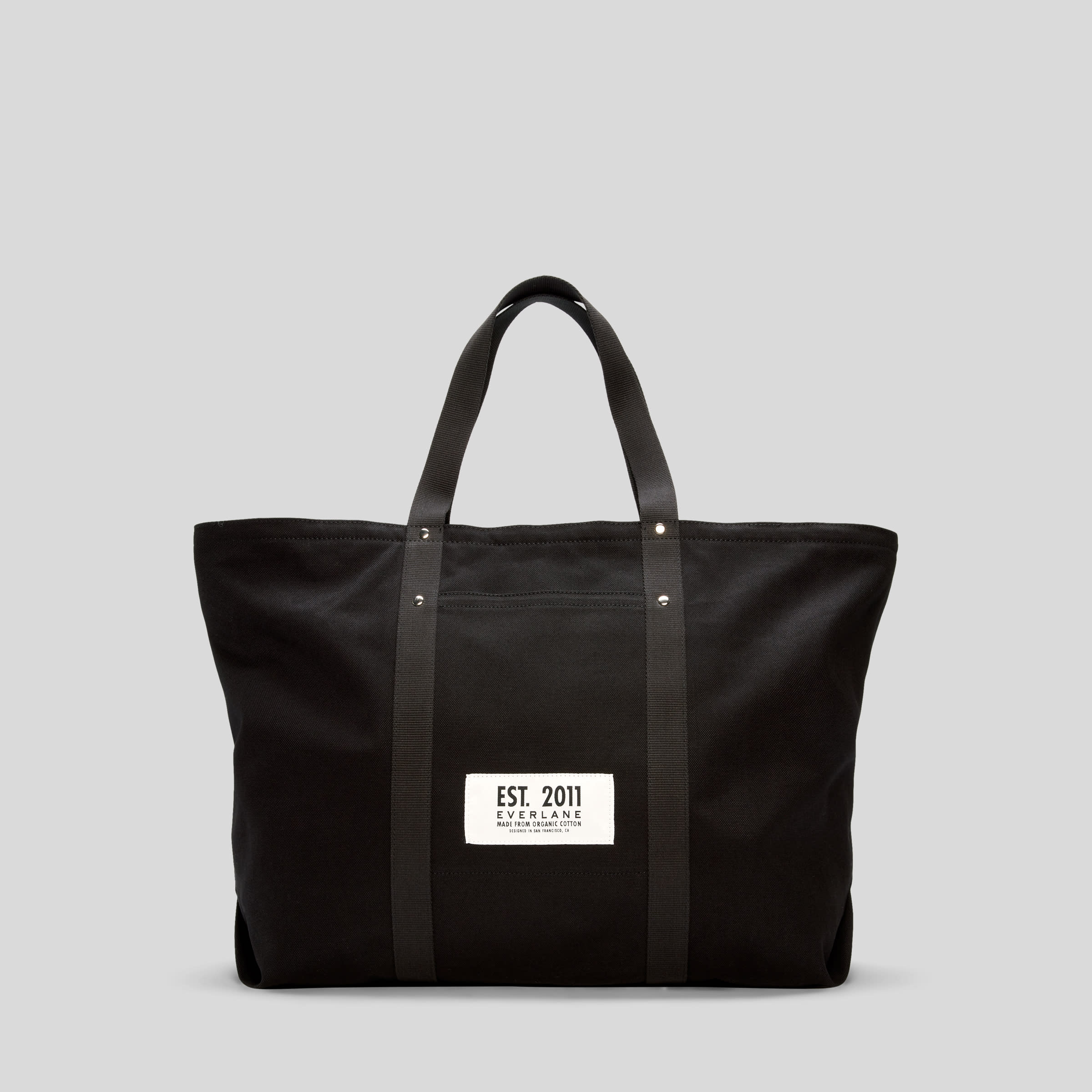 The Organic Canvas Weekender Black – Everlane