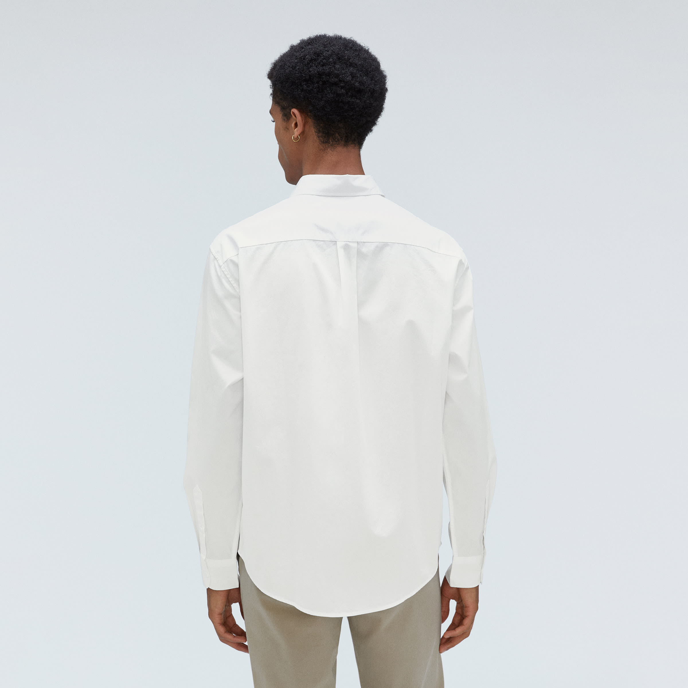 The Relaxed Poplin Shirt White – Everlane