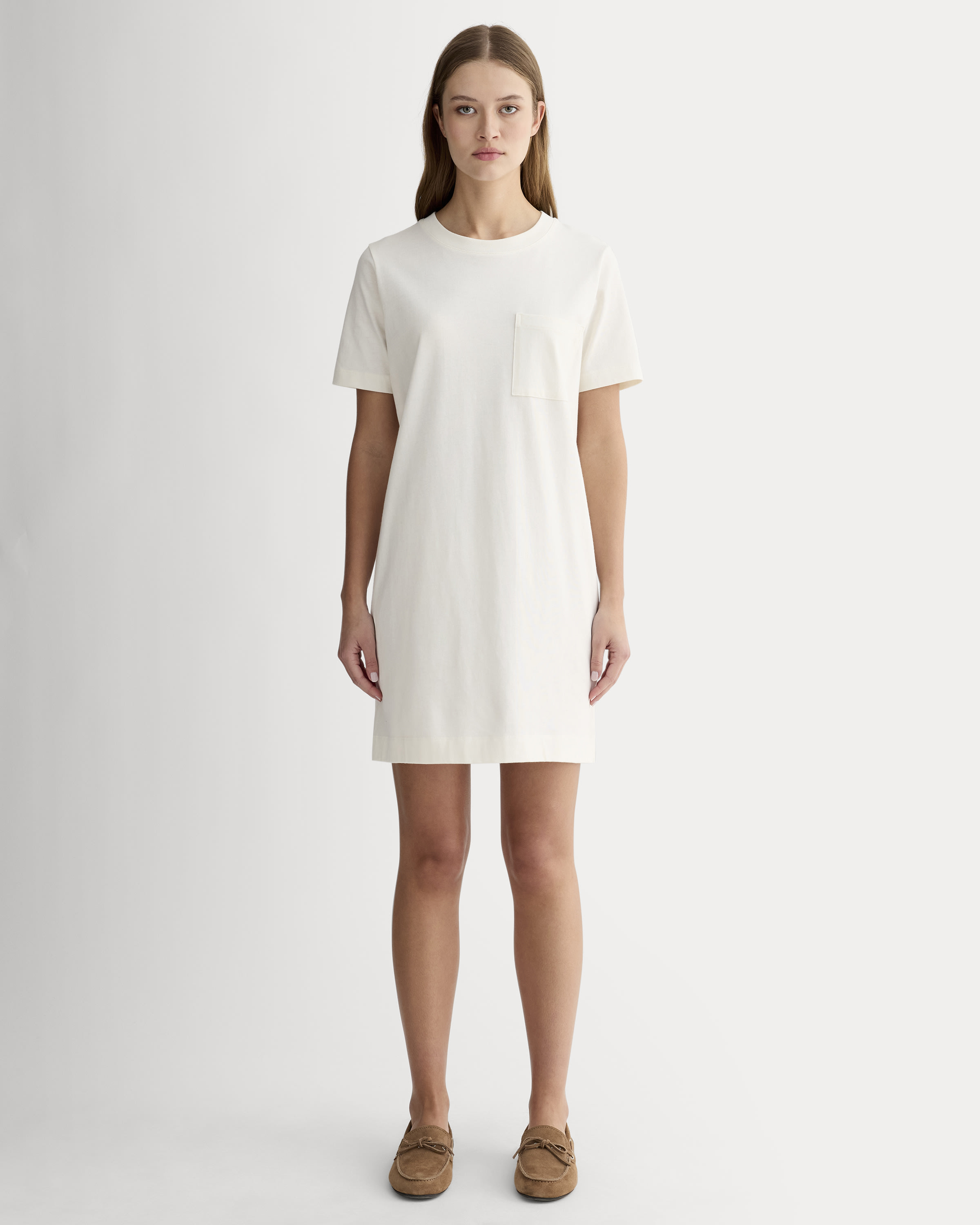 everlane box cut tee dress