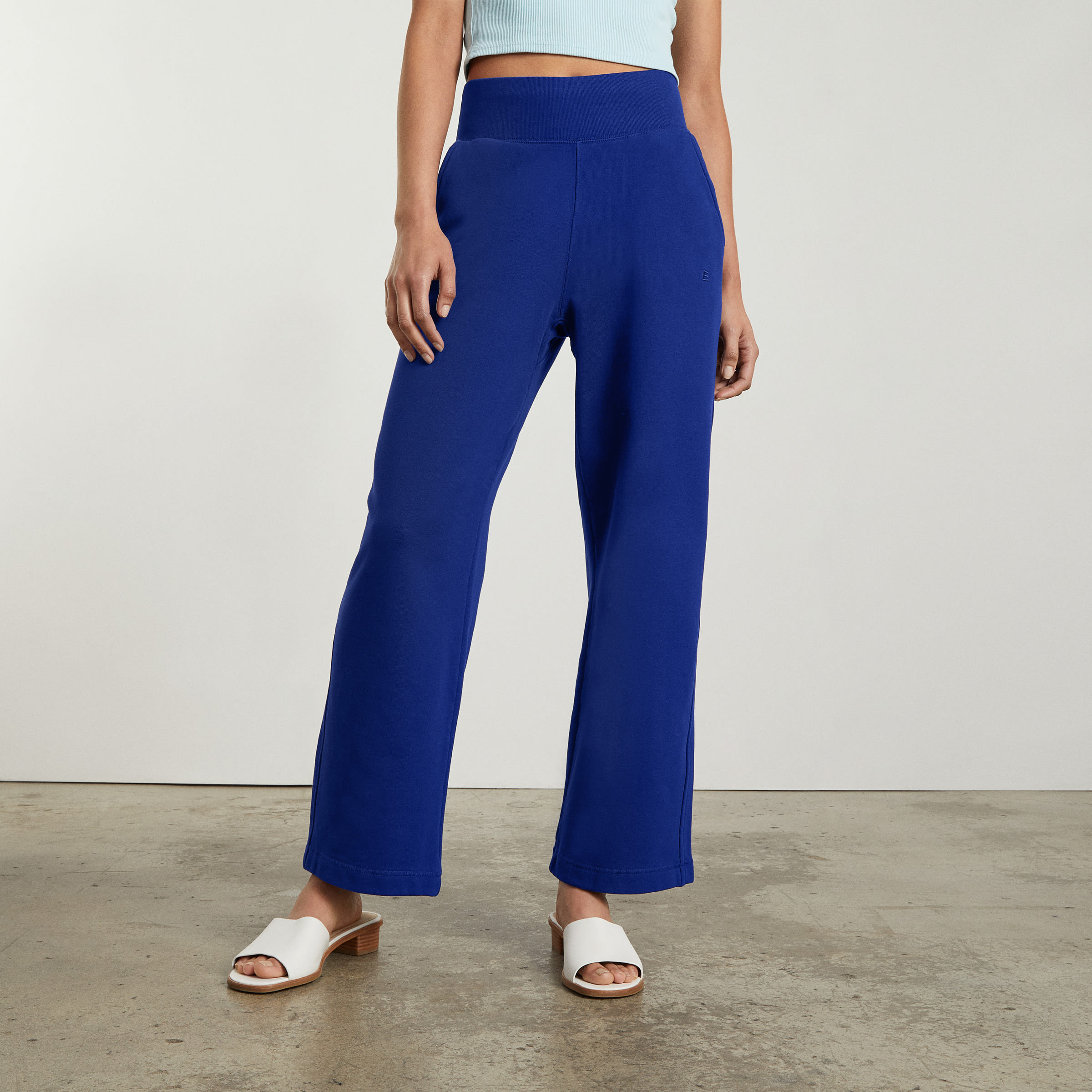 The Track High-Waist Pant Cobalt – Everlane