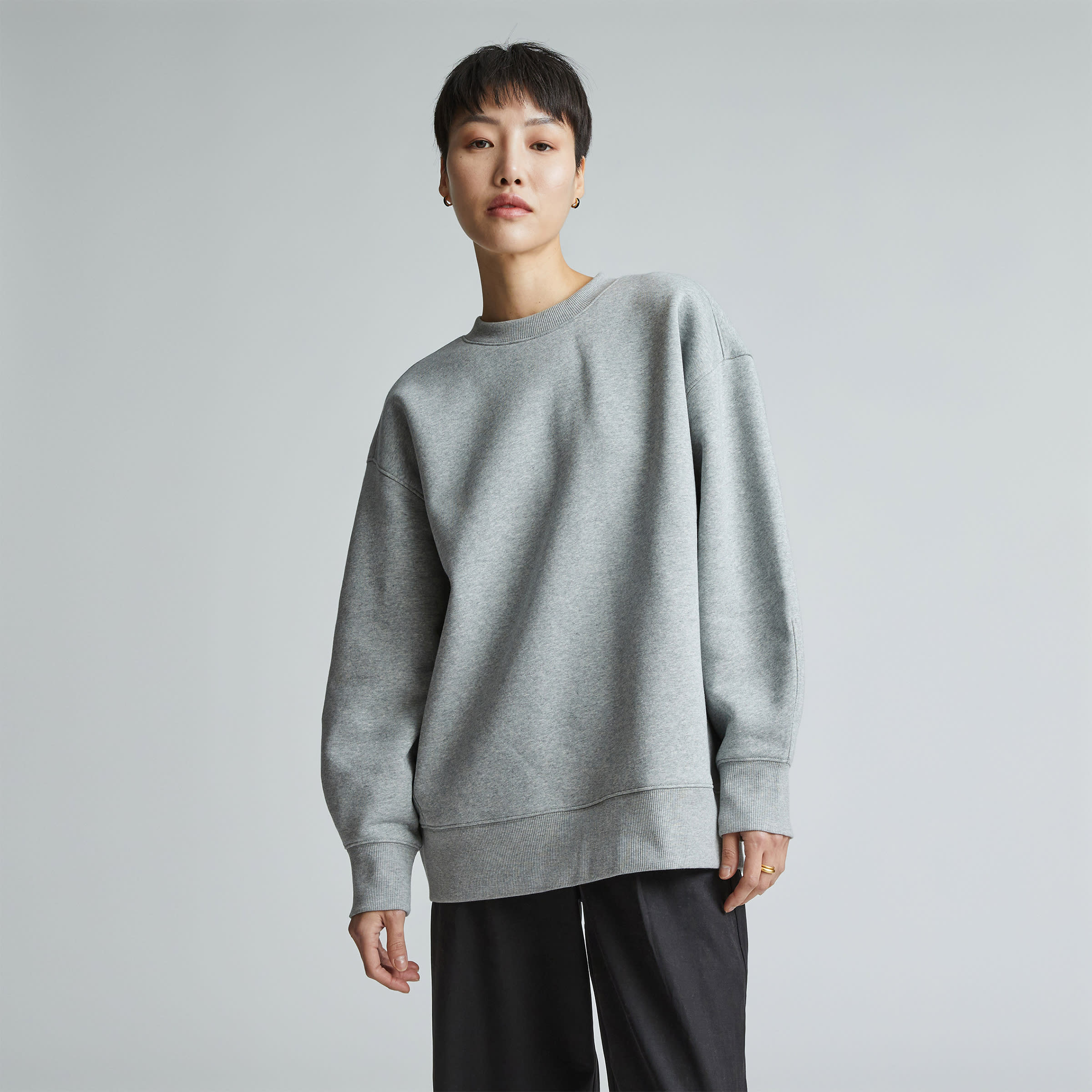 Goldie Boxie Crew Heather Grey
