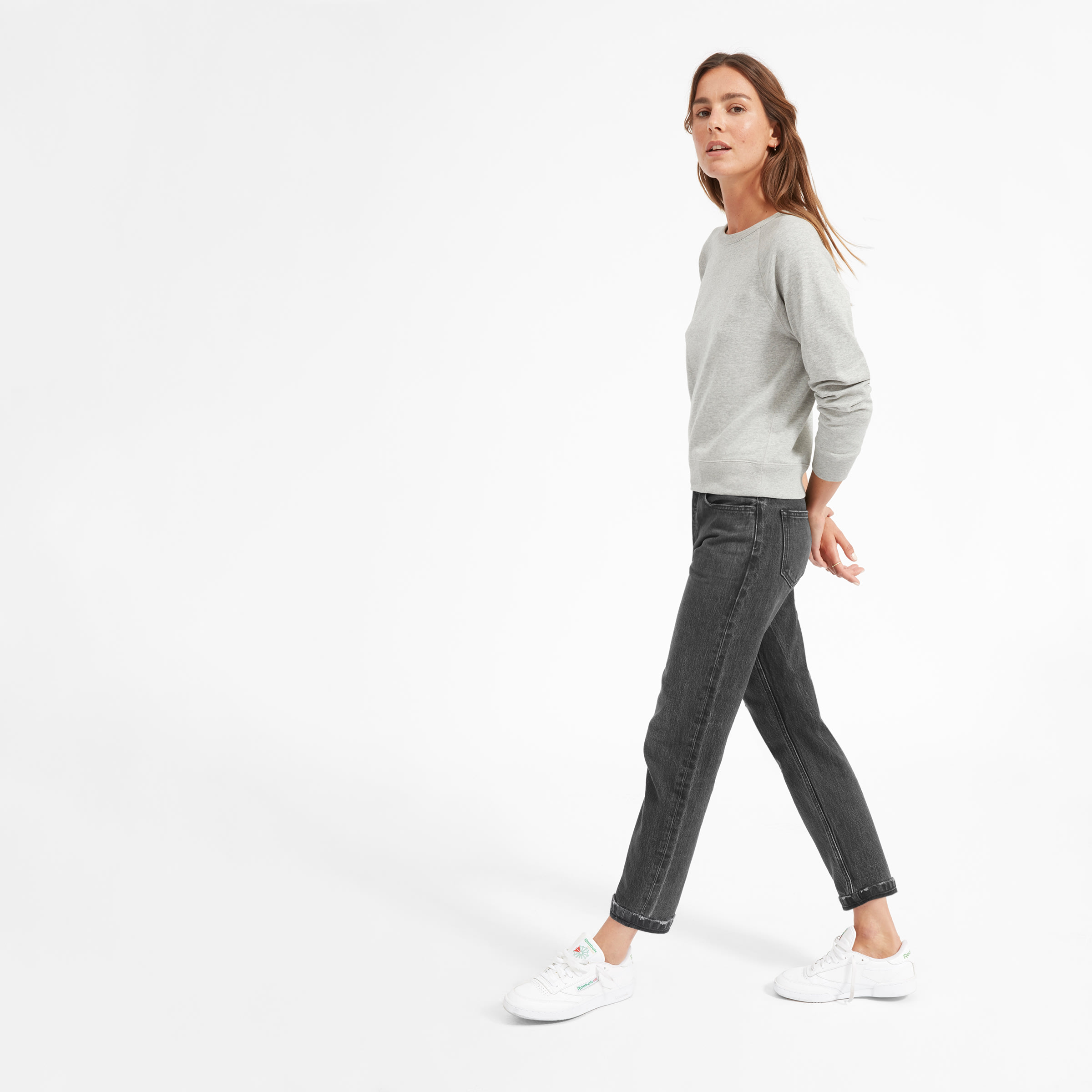 The Relaxed Boyfriend Jean Vintage Washed Black – Everlane