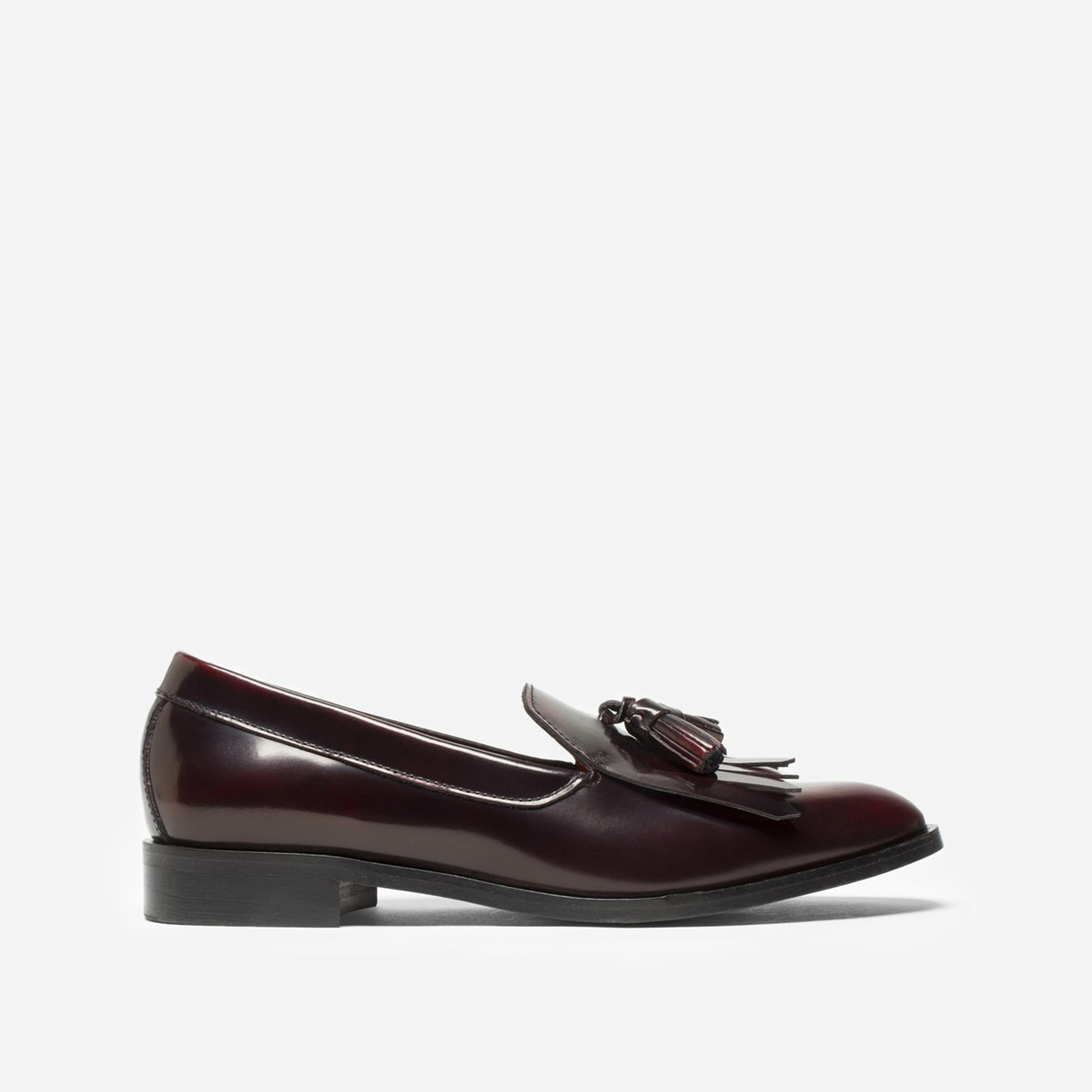 everlane tassel loafer