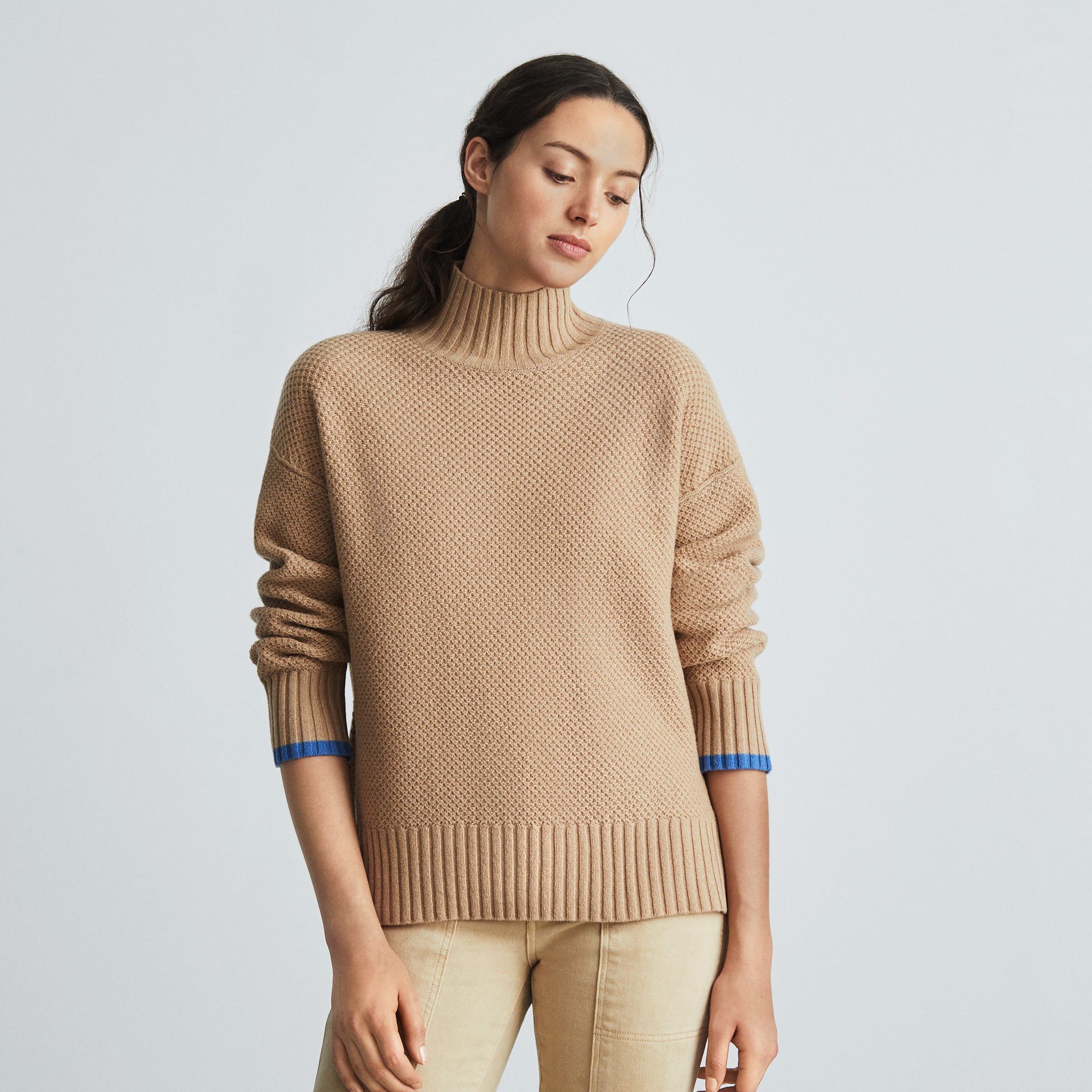 The Cashmere Stroopwafel Turtleneck