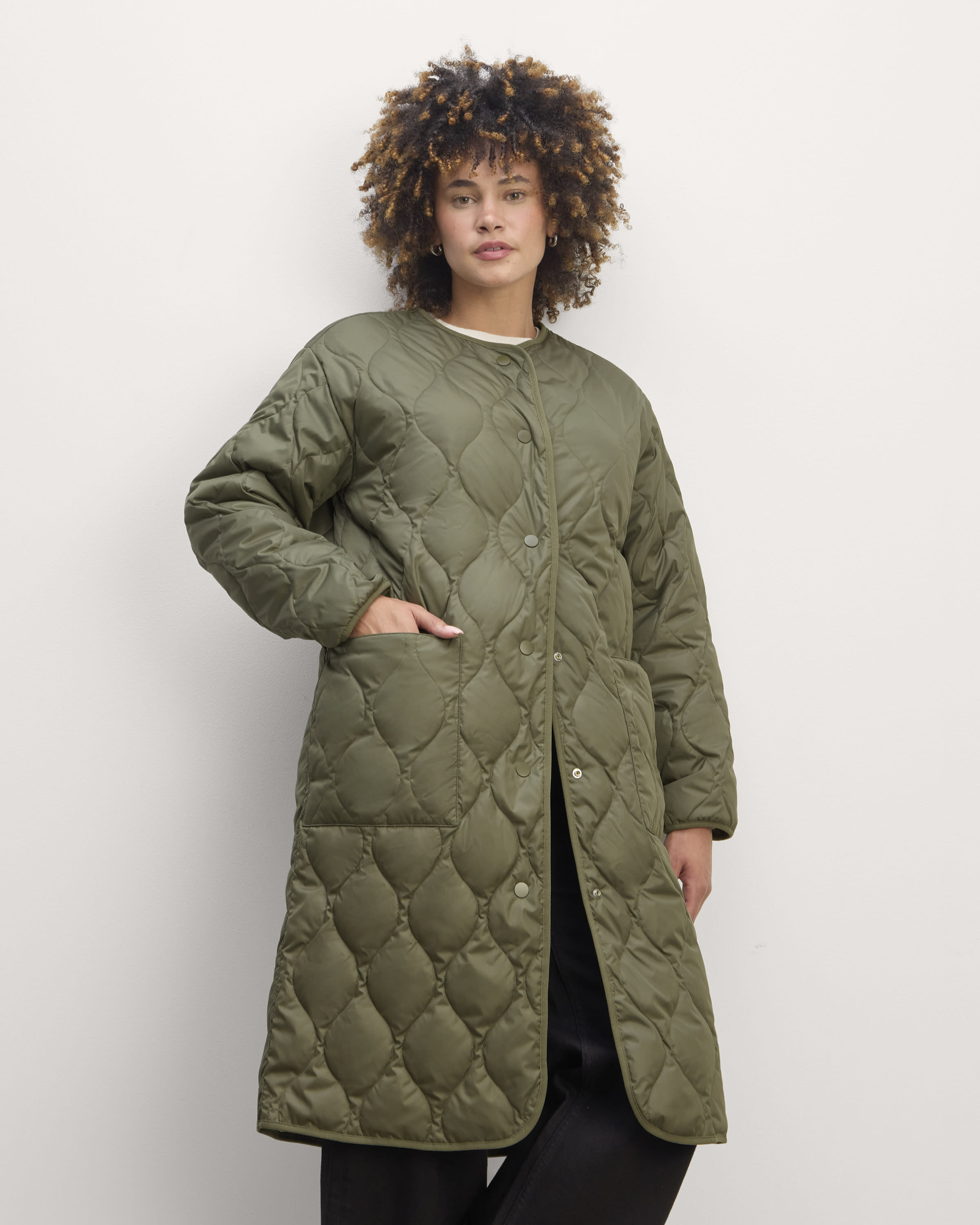 The Long Quilted Liner Kalamata – Everlane