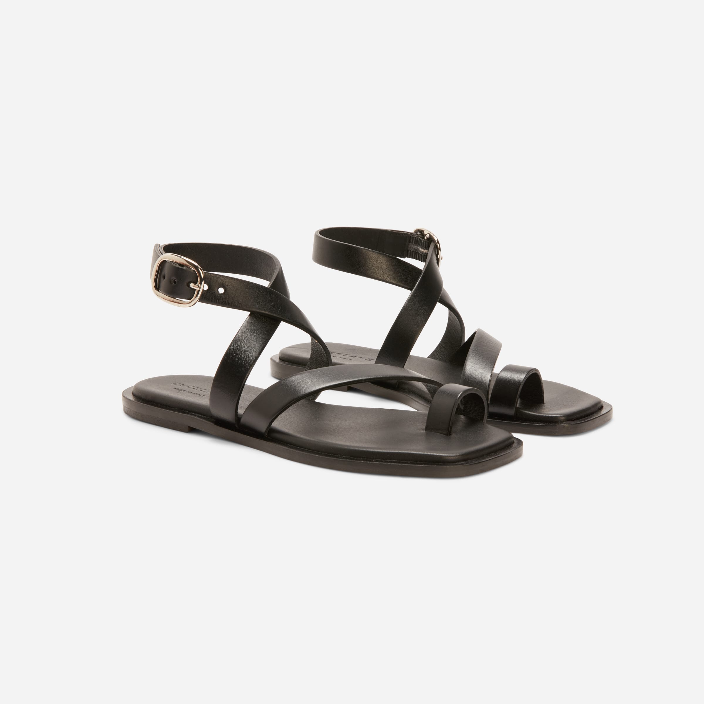 The Leather Mule Sandal Black – Everlane