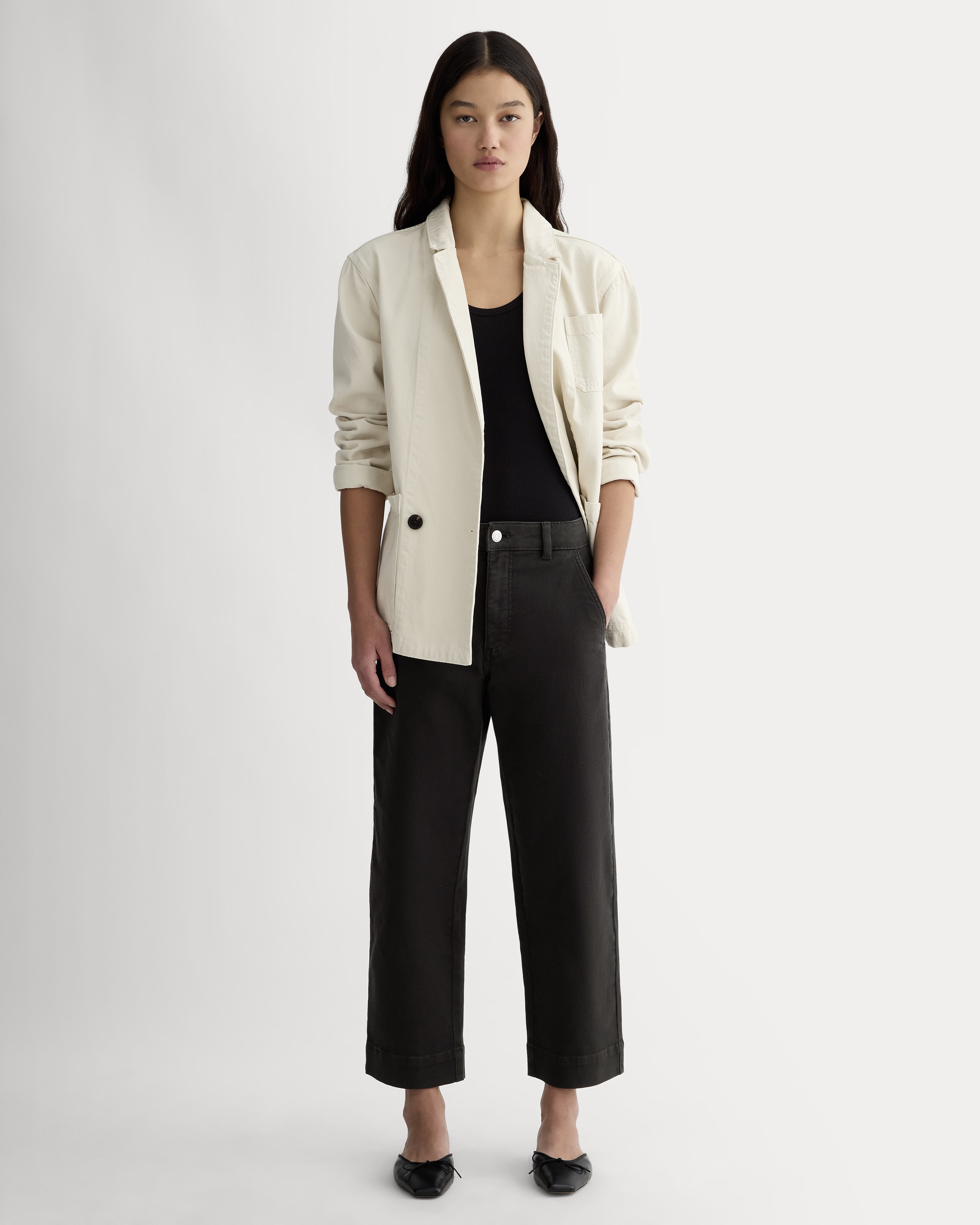 The Utility Straight-Leg Pant Black – Everlane The Utility Straight-Leg Pant Black – Everlane
