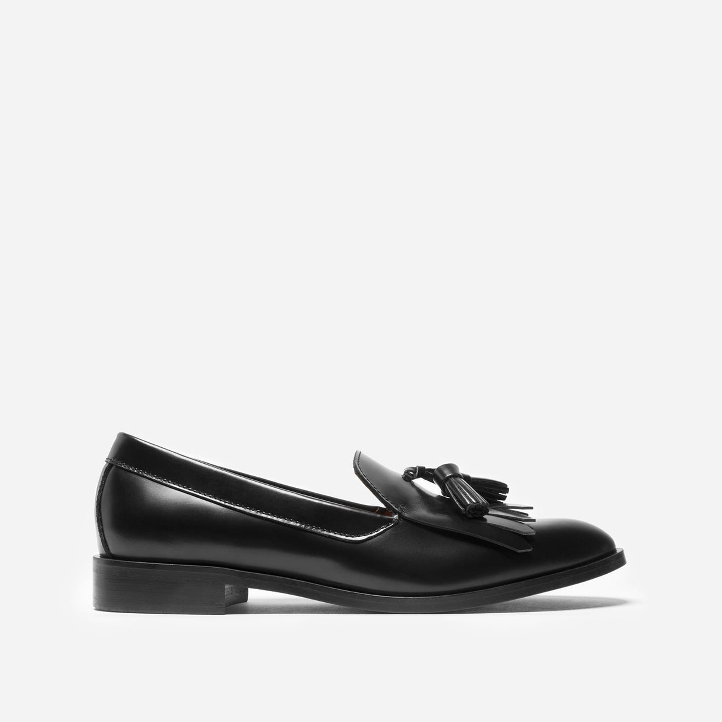 The Modern Tassel Loafer Black Everlane