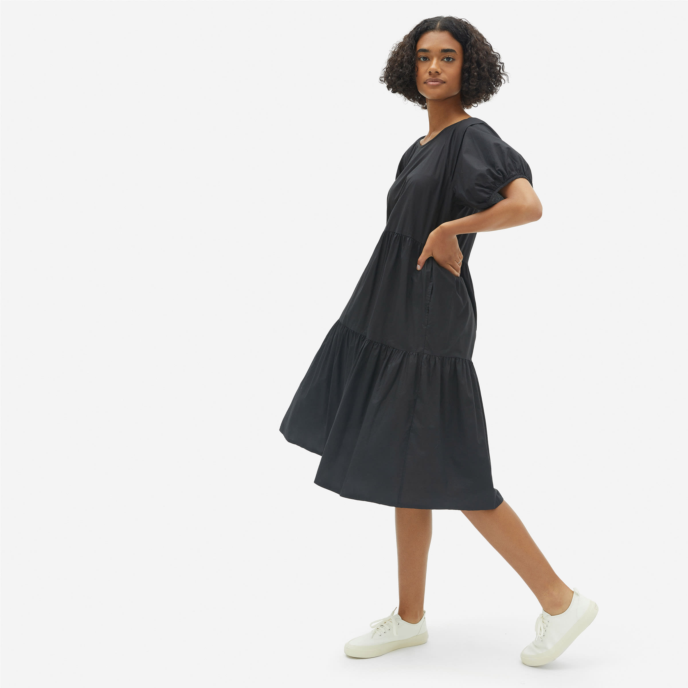 Everlane the Weekend Tiered Dress Review 2021