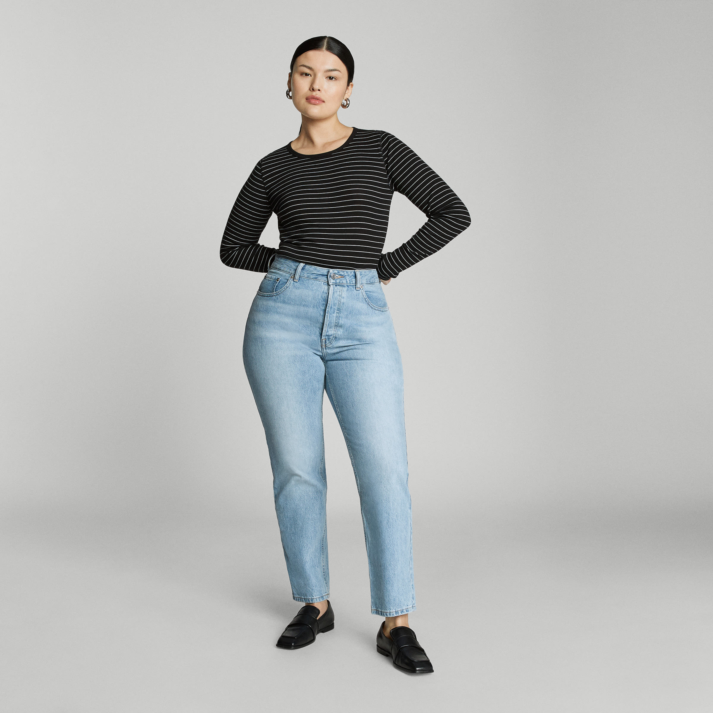 The Curvy ’90s Cheeky® Jean Vintage Sunbleached Blue – Everlane