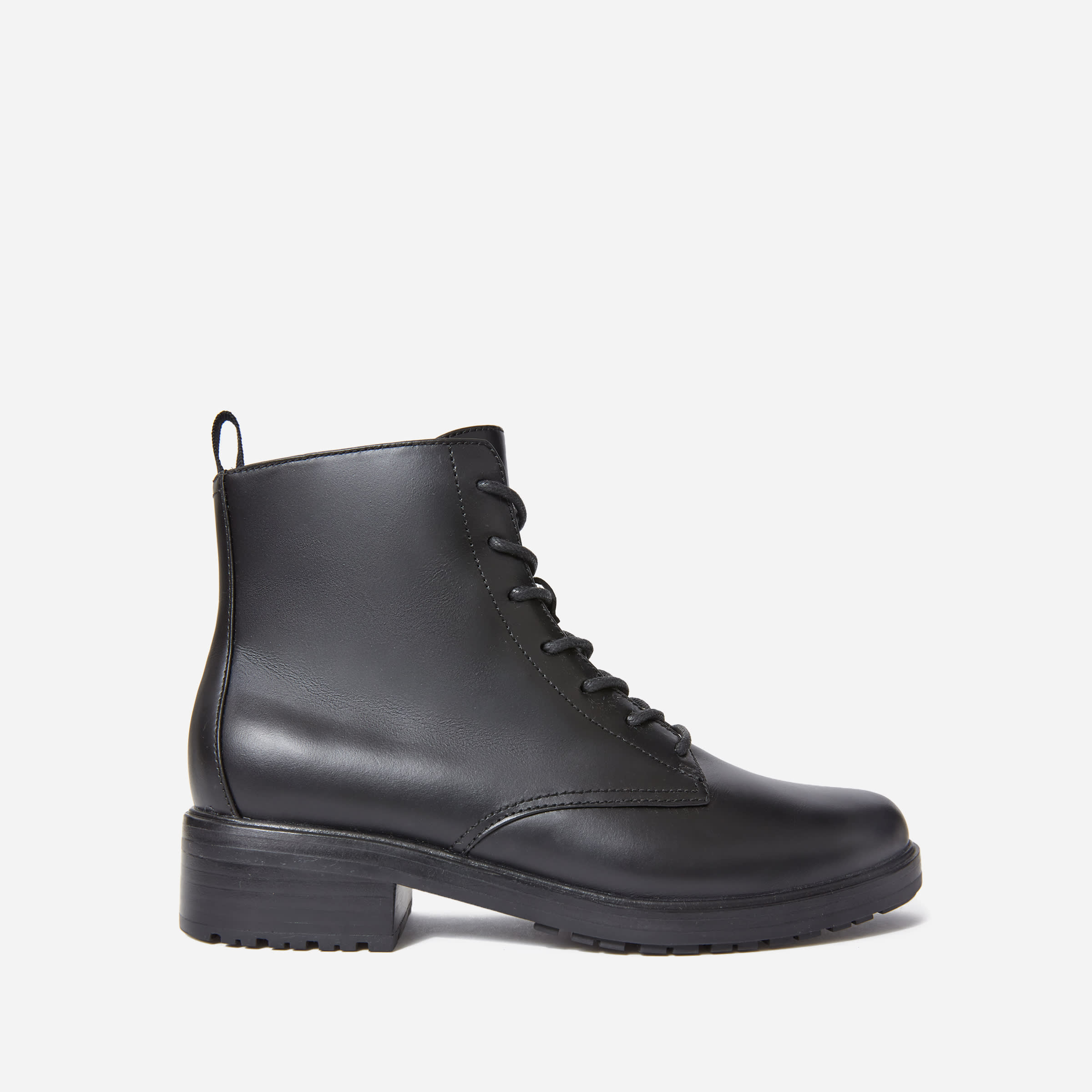 The Modern Utility Lace-Up Boot Black – Everlane