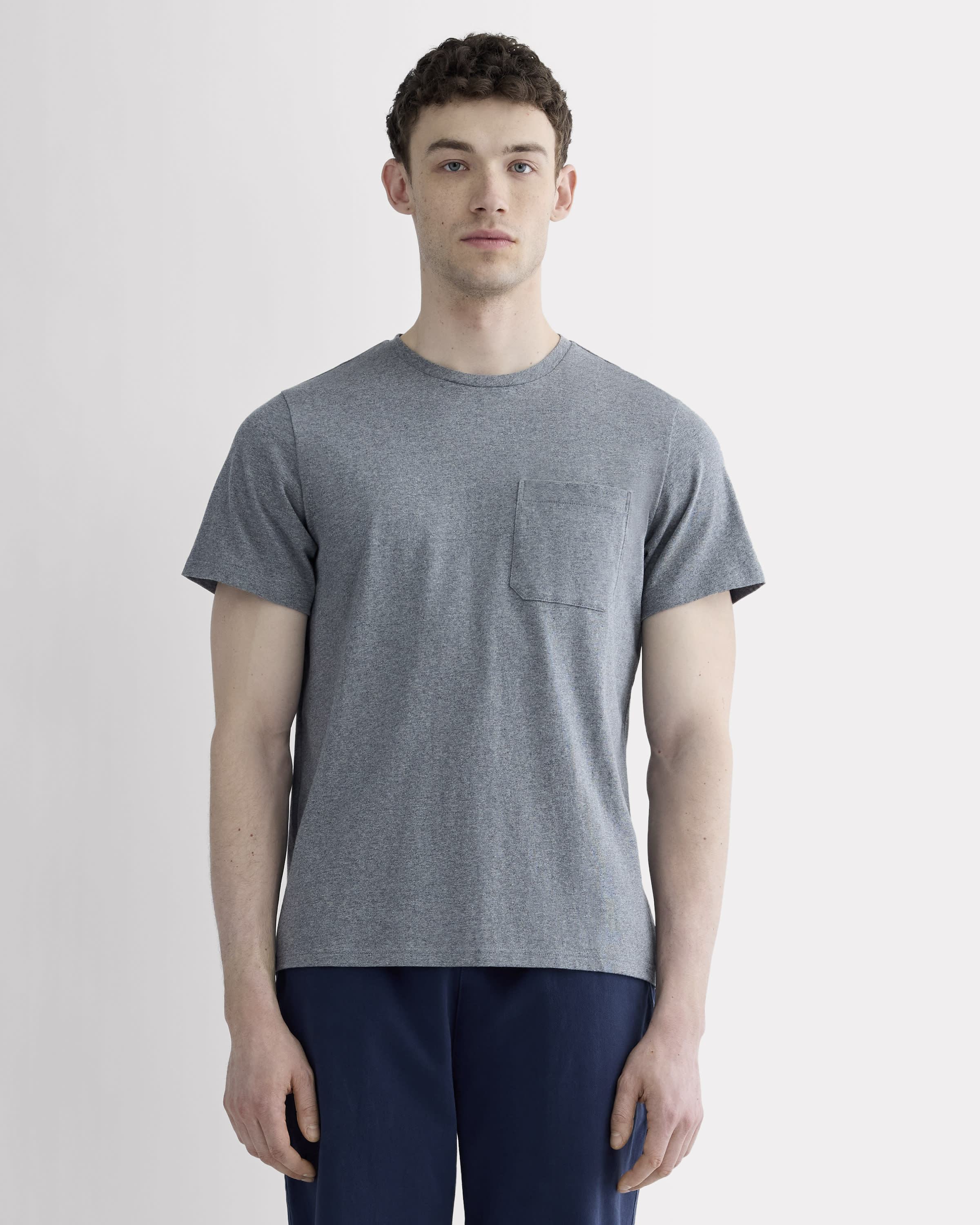 【oan】Slim Pocket Collar Tee Second Skin Crew Neck Tee (3-Pack) – Tommy John