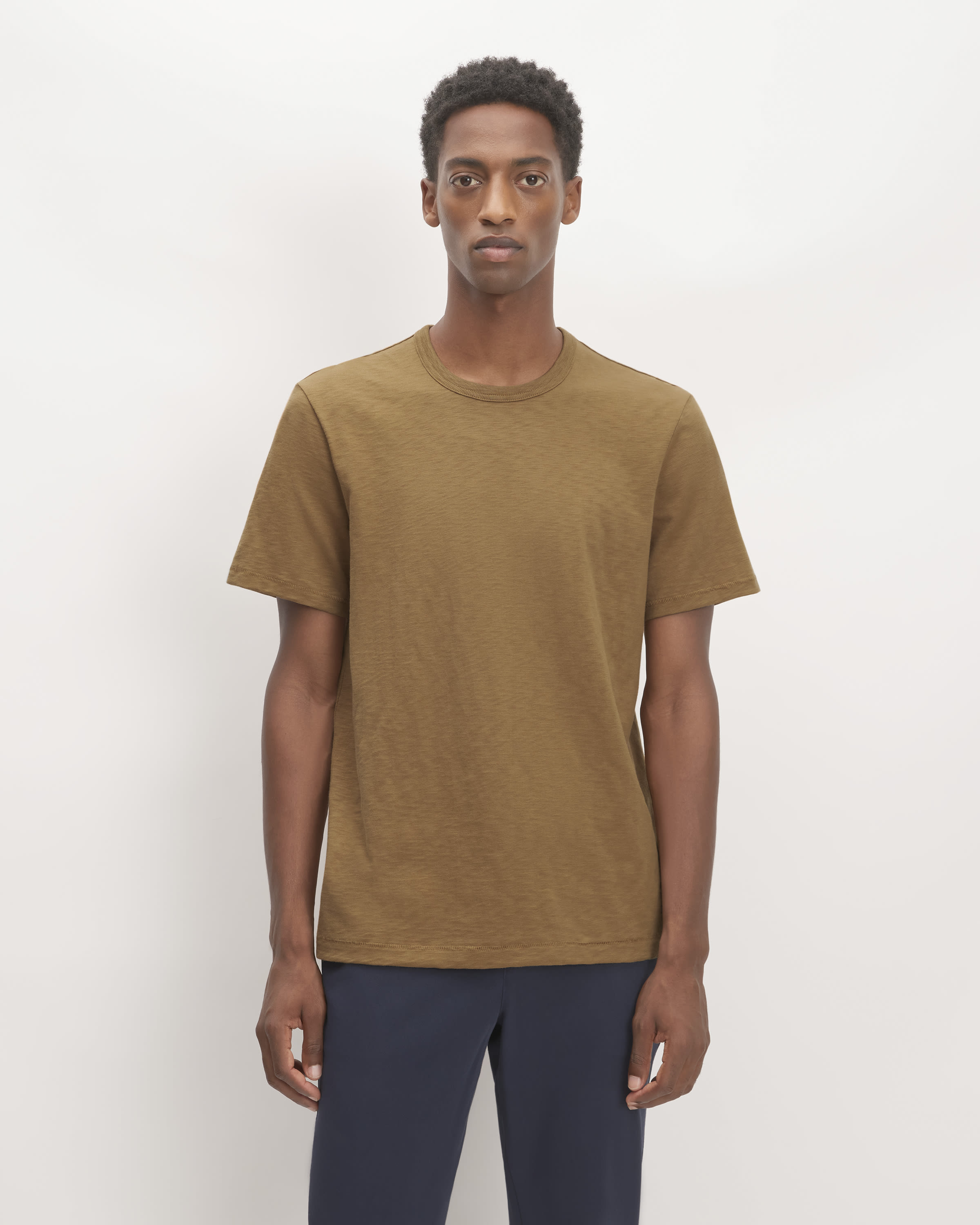 The Cotton Slub Crew Toasted Coconut – Everlane