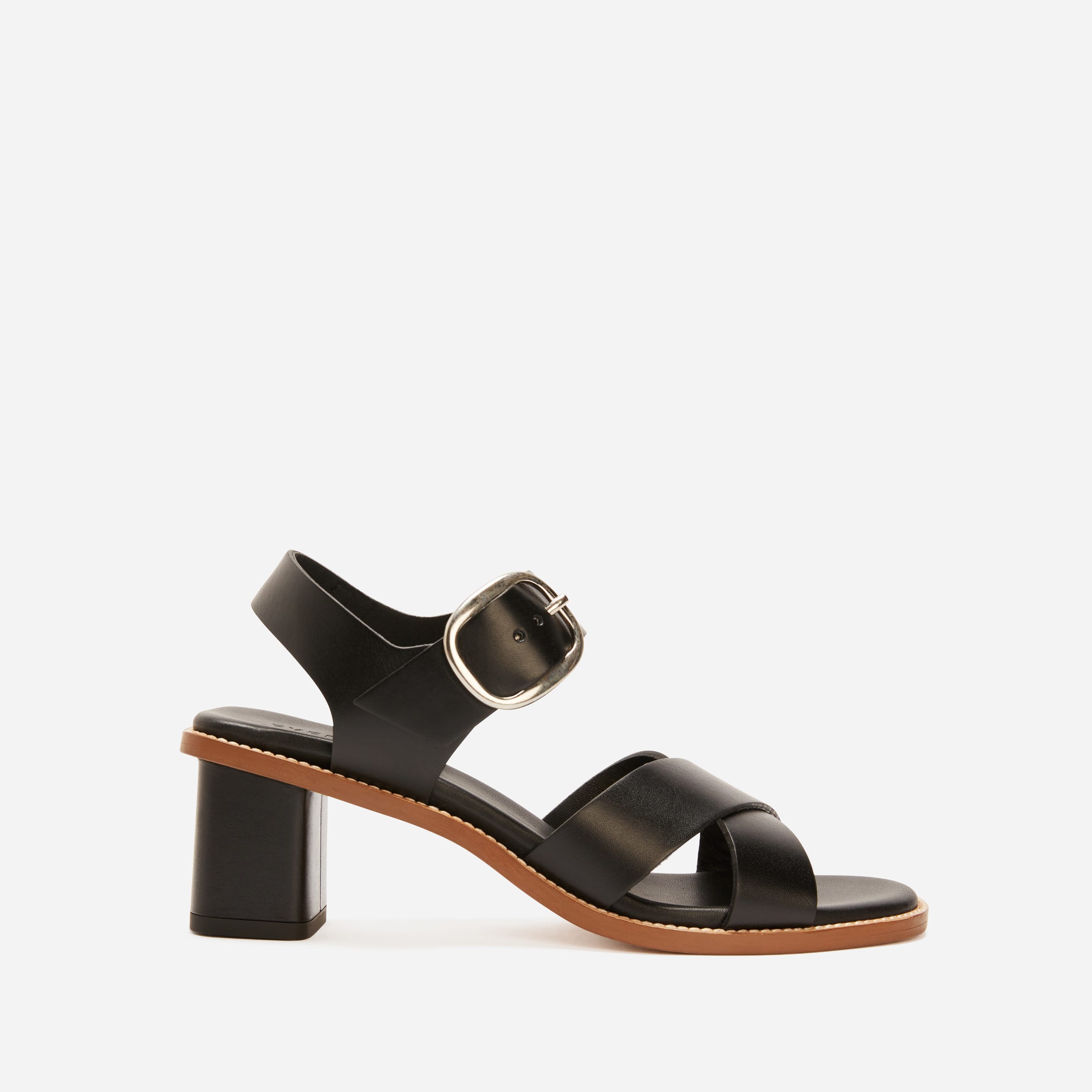 Everlane block heel hot sale sandal review