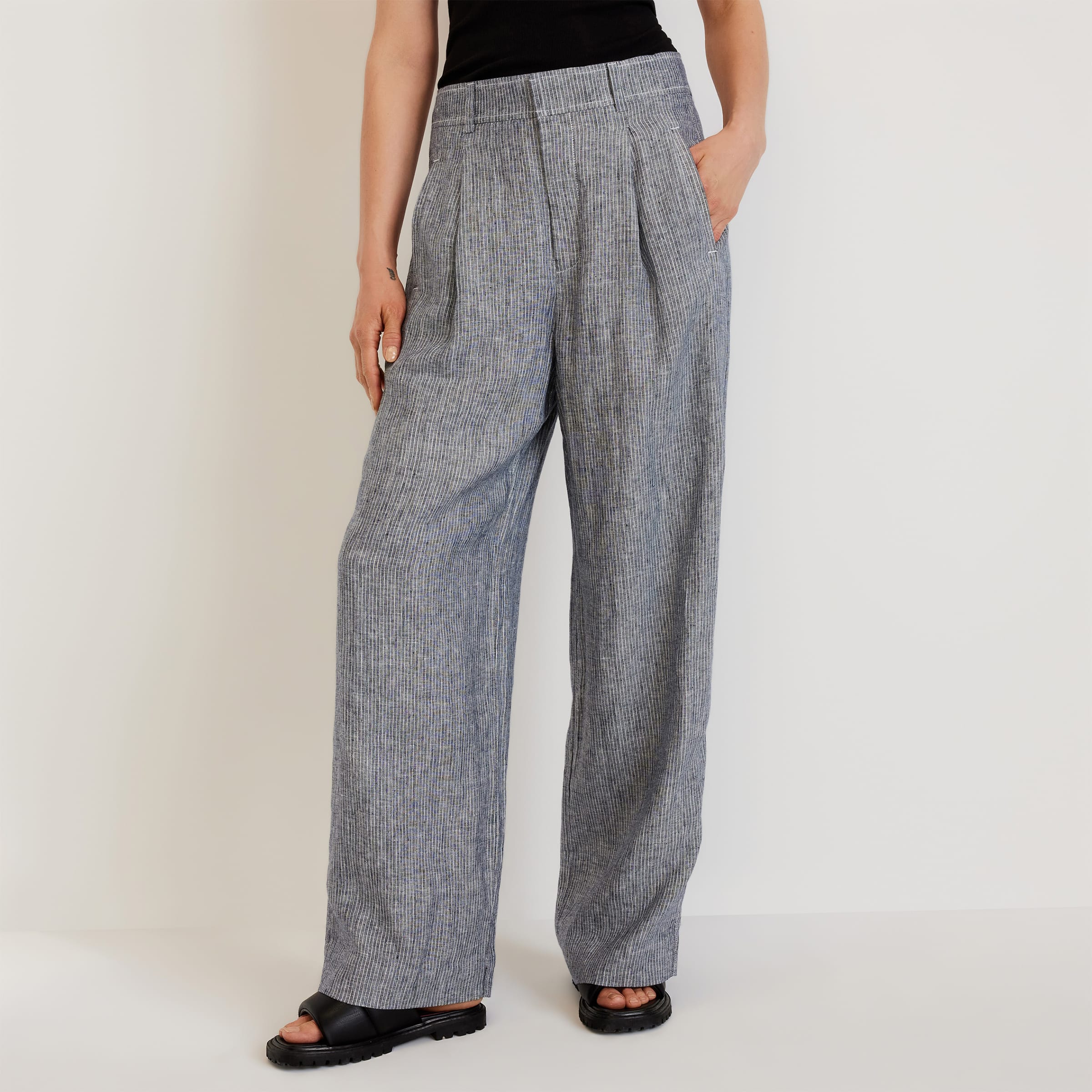 Women's Comfy Pajama Pants,Casual Stretch Pant, Strip USA Flag