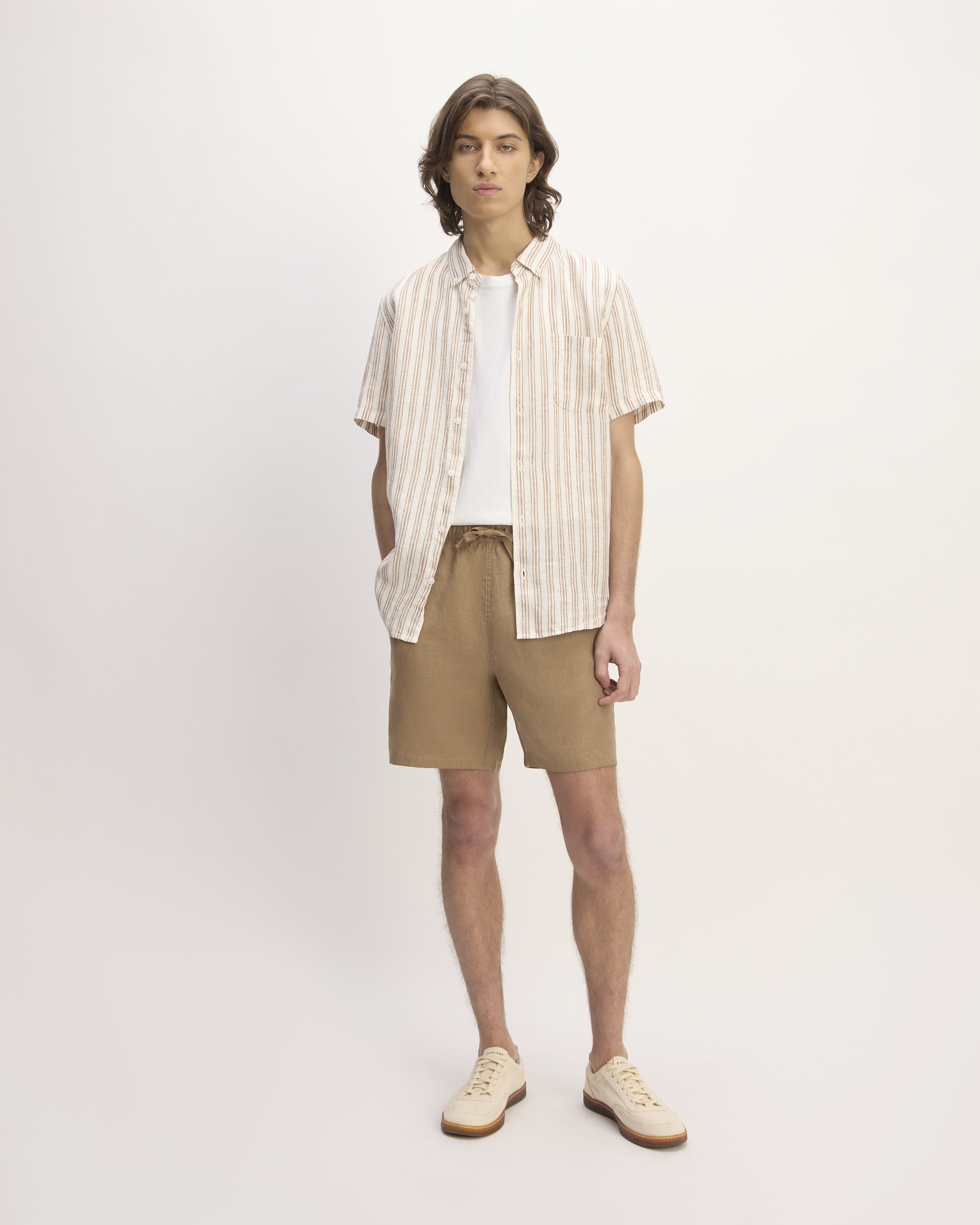 The Linen Easy Short Toasted Coconut – Everlane