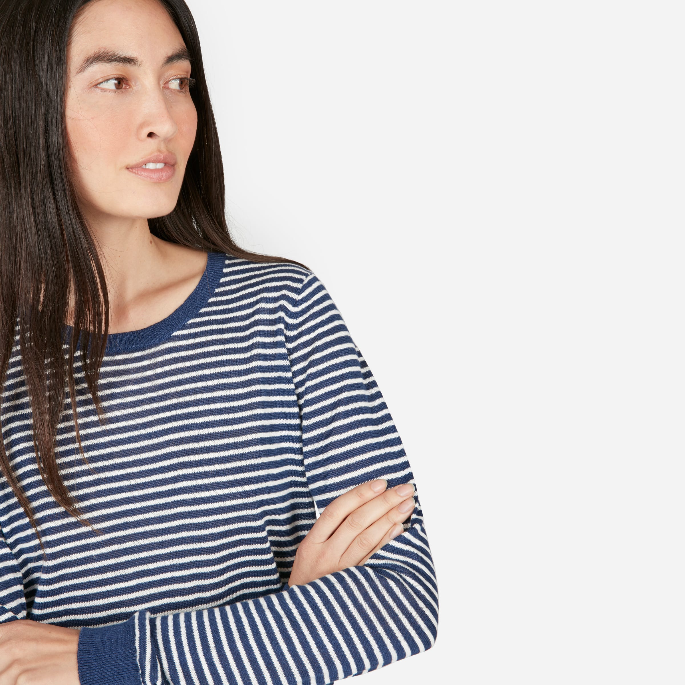 Everlane cotton linen on sale crew