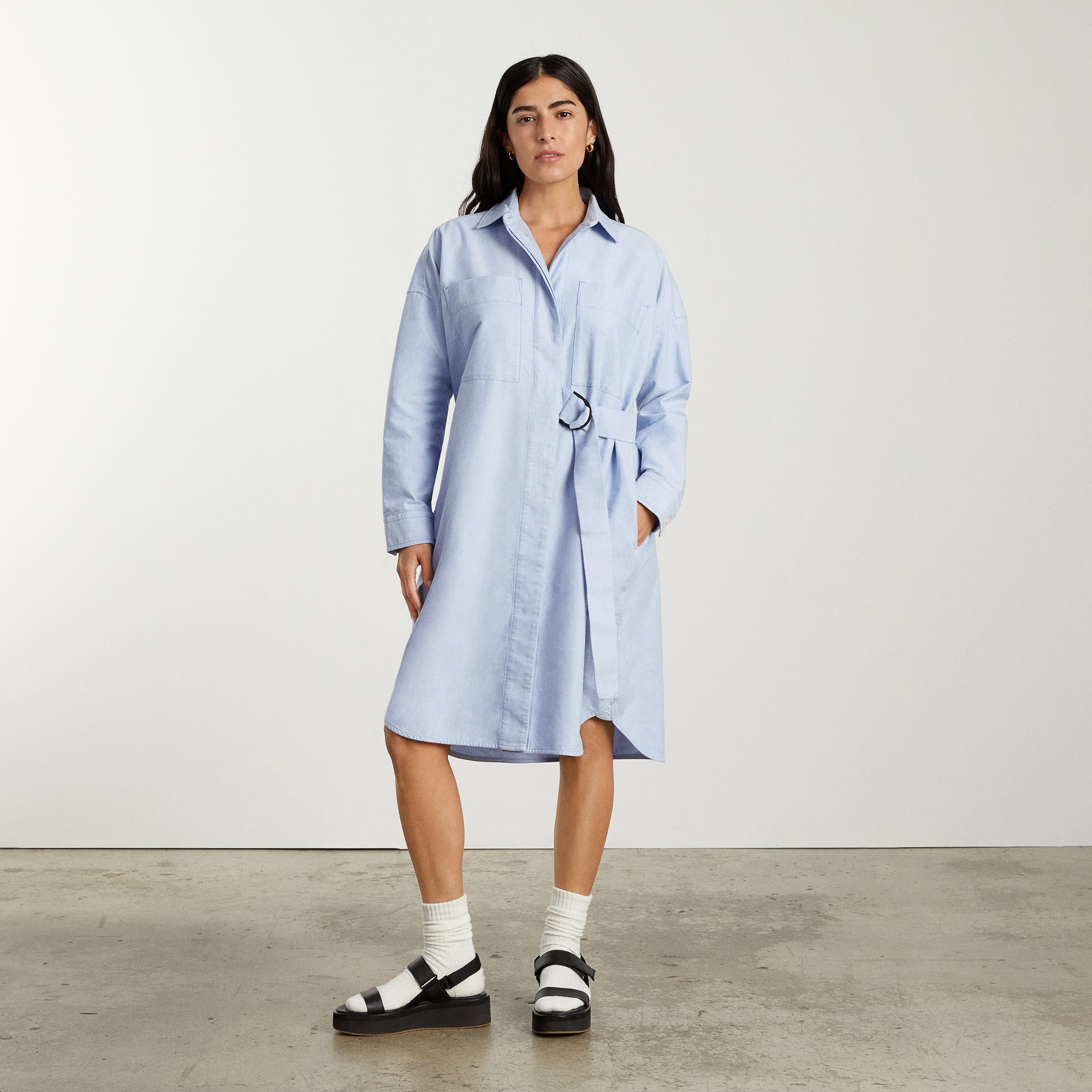 Everlane box cut outlet tee dress