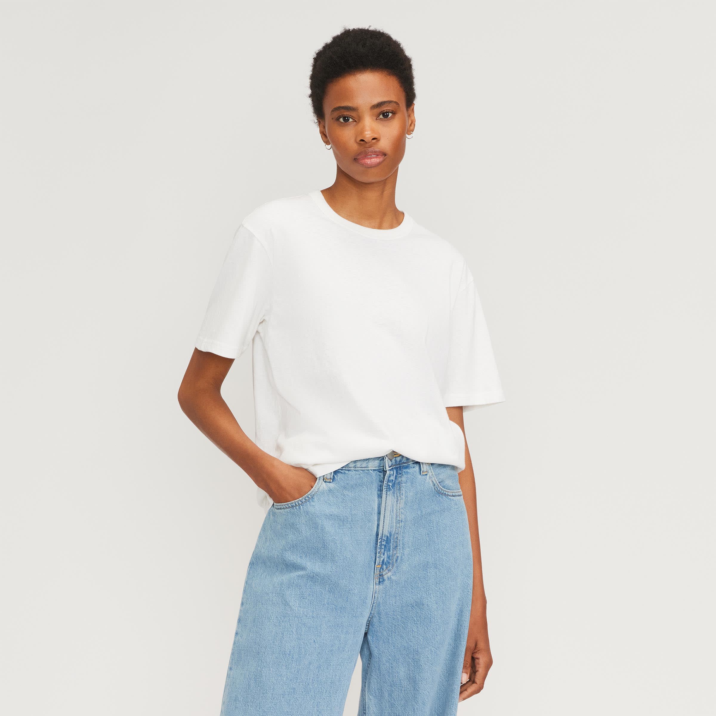 The Everyone Recycled Graphic Tee White – Everlane