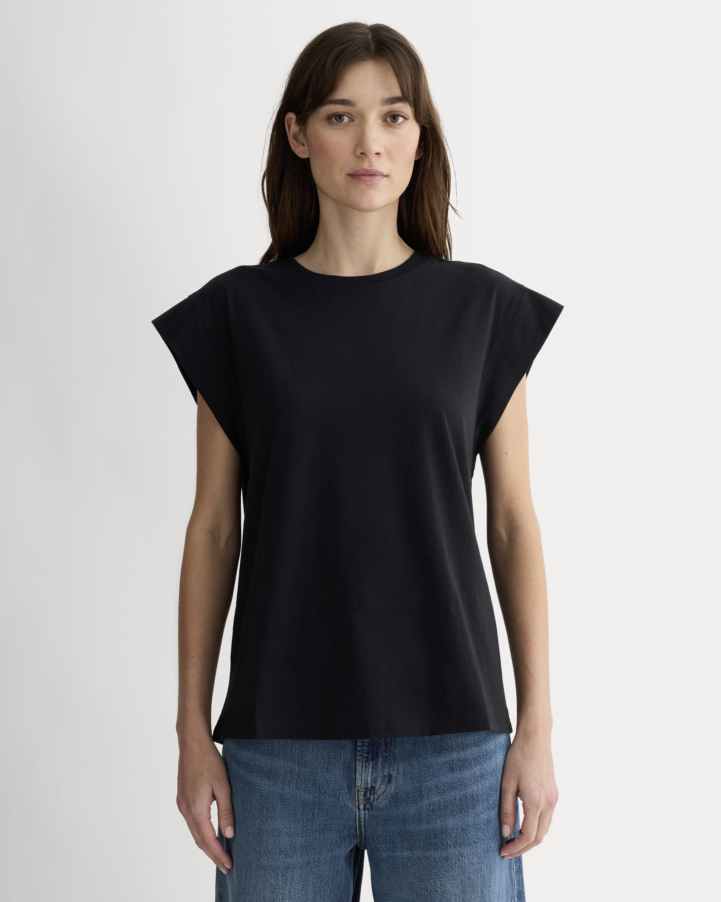 The Muscle Tee in Essential Cotton Black – Everlane