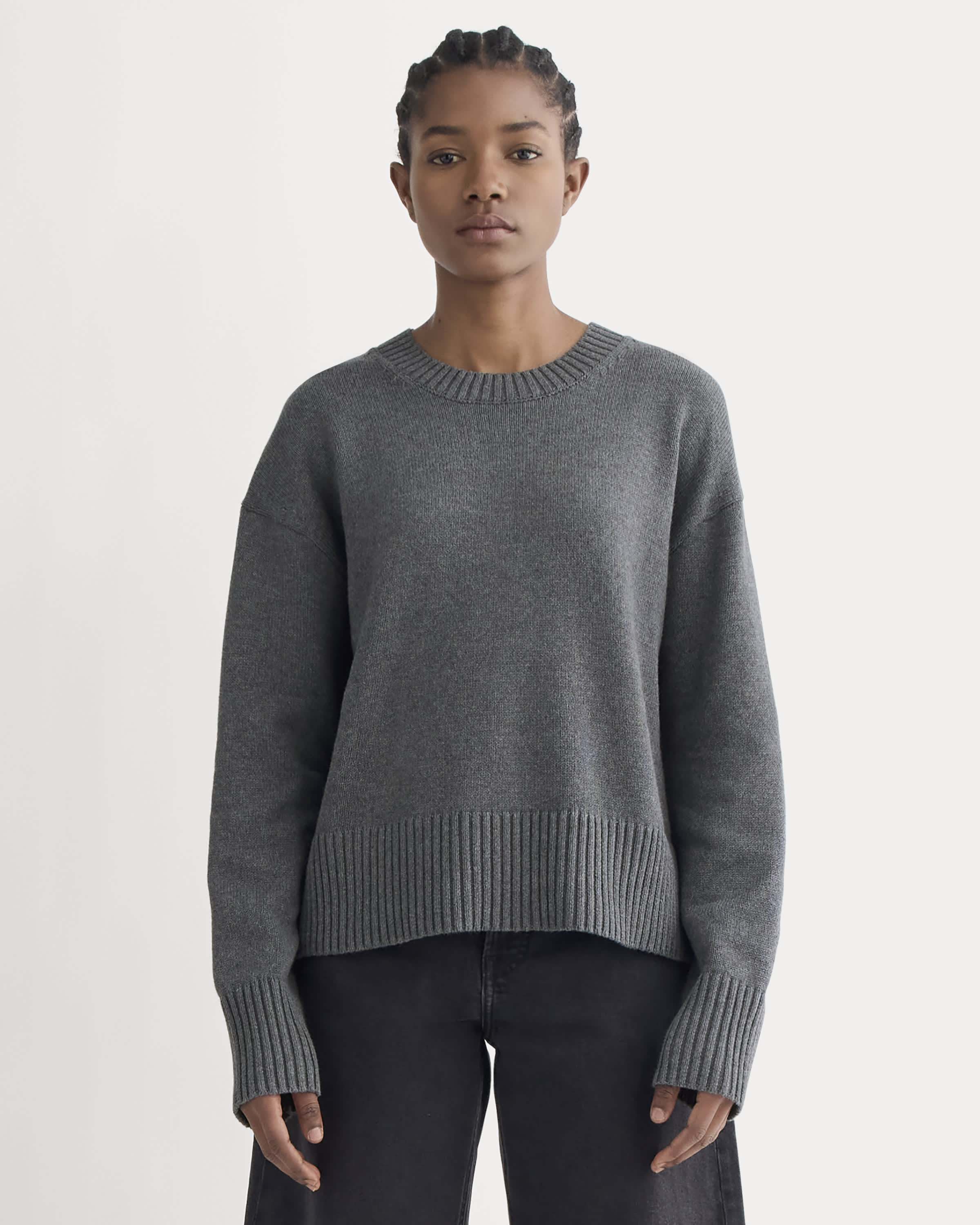 The Boxy Sweater in Everyday Cotton