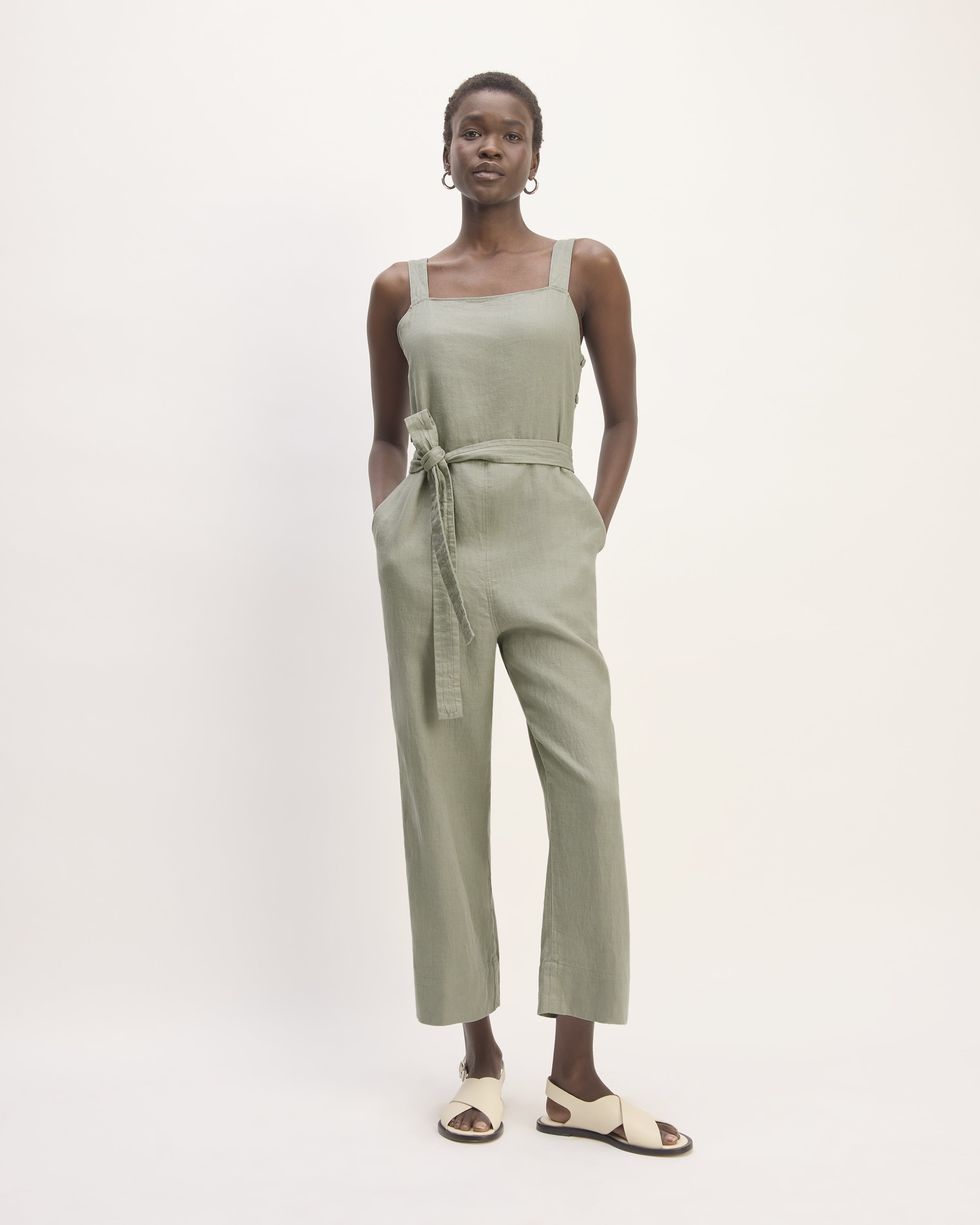 Fashion everlane luxe cotton jumpsuit