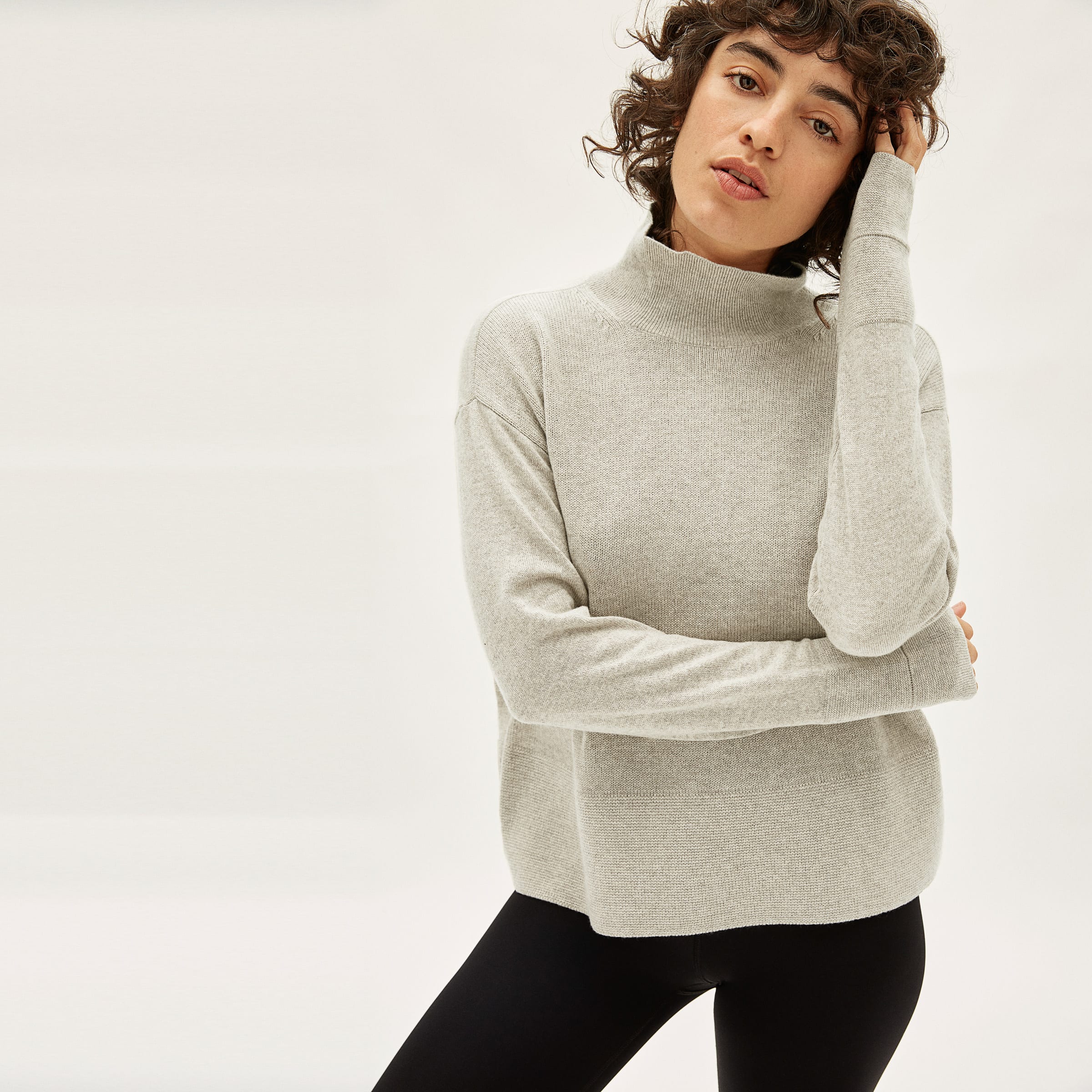 Everlane luxe 2024 wool square turtleneck