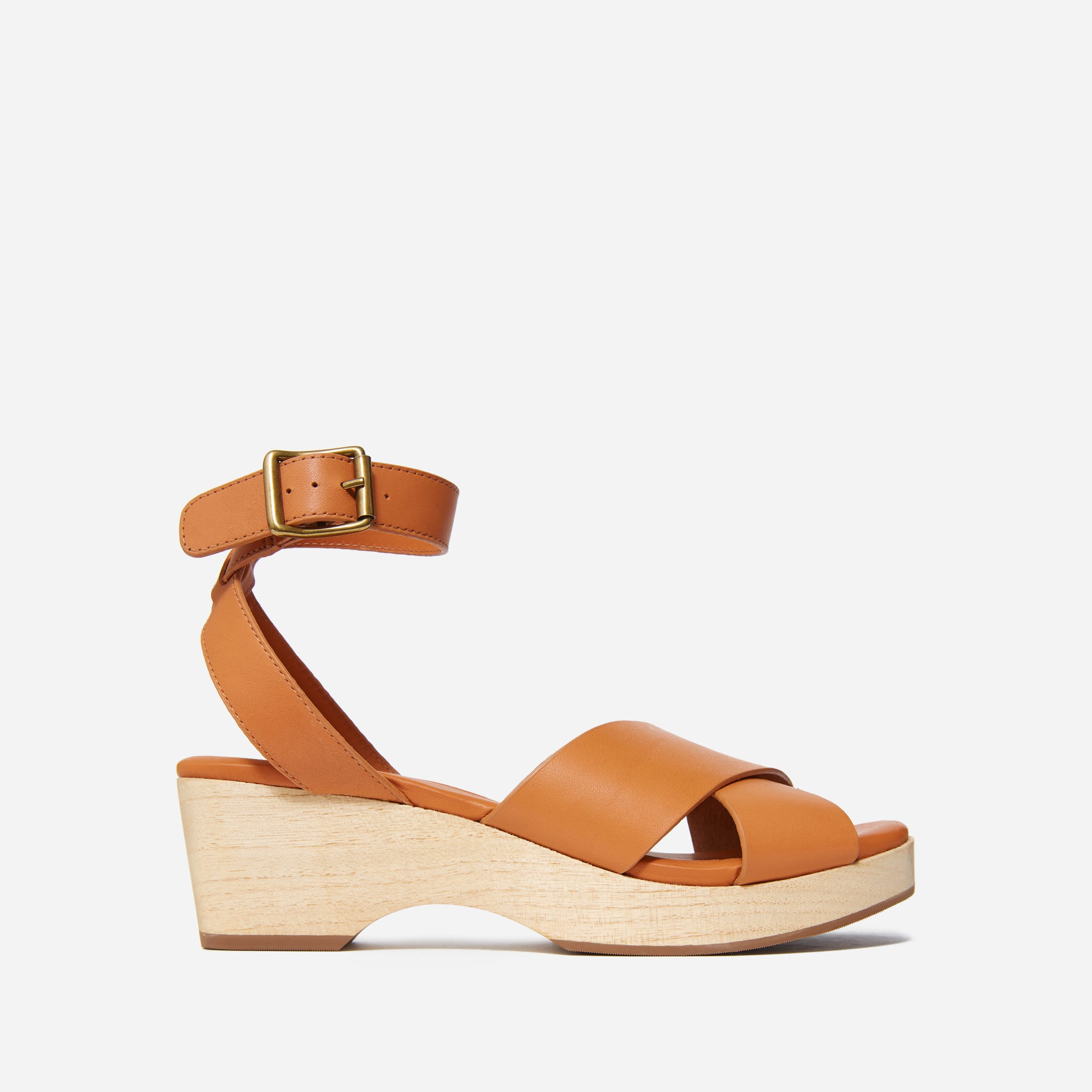 The Clog Sandal Cognac – Everlane