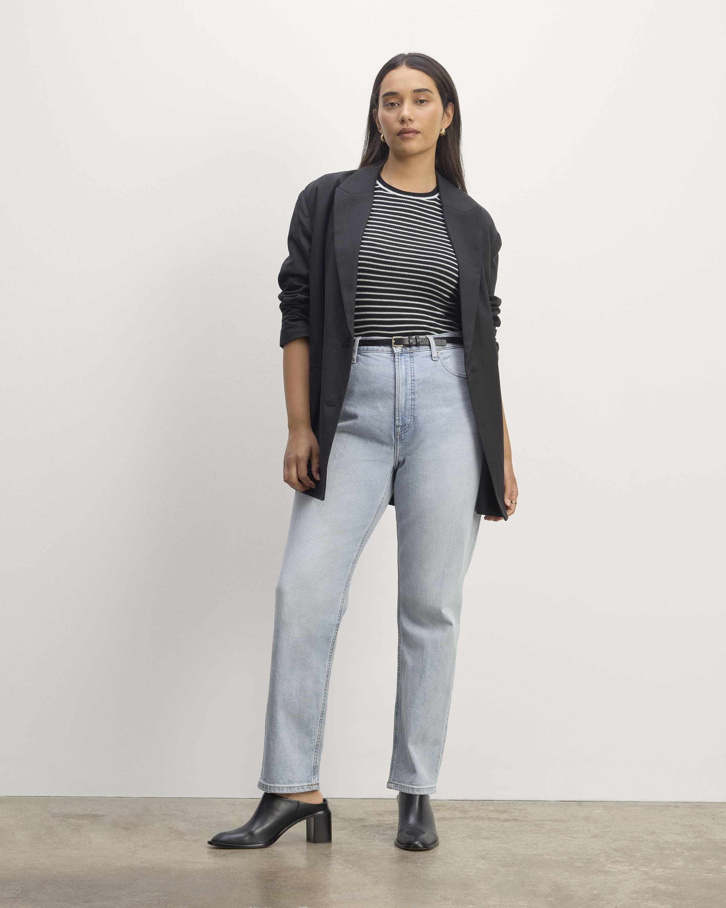 Everlane The Cheeky Straight Jean In Sky Blue outlet 33