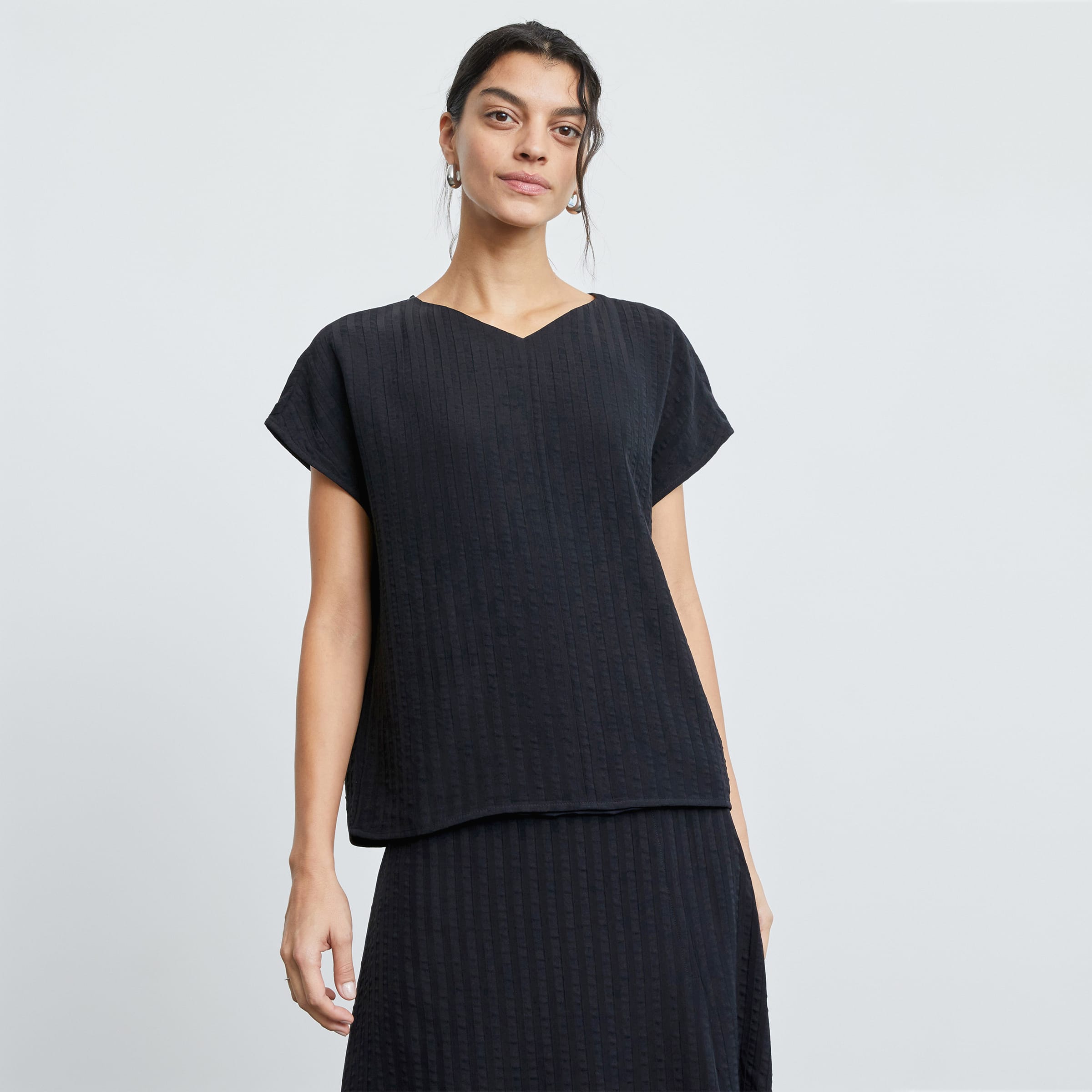 The Baylor Stripe V Top - AS