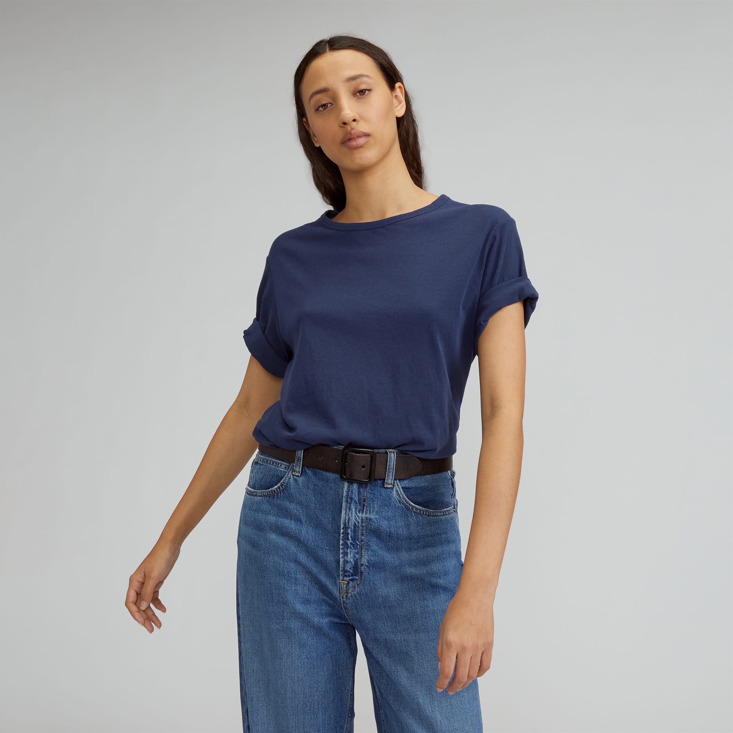 The Air Tee Navy – Everlane