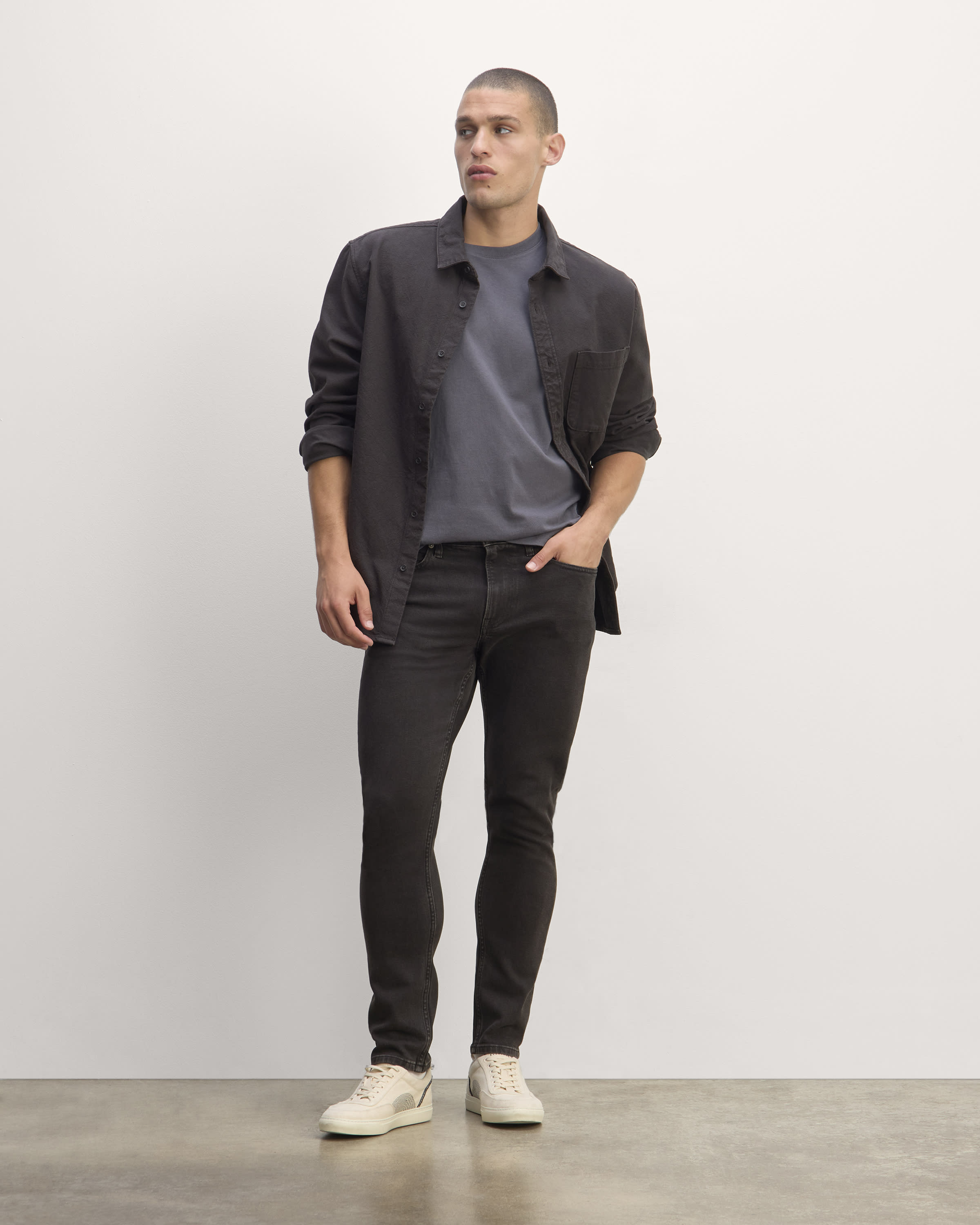 NWT Everlane Black The hotsell Slim Fit Performance Organic Cotton Jean