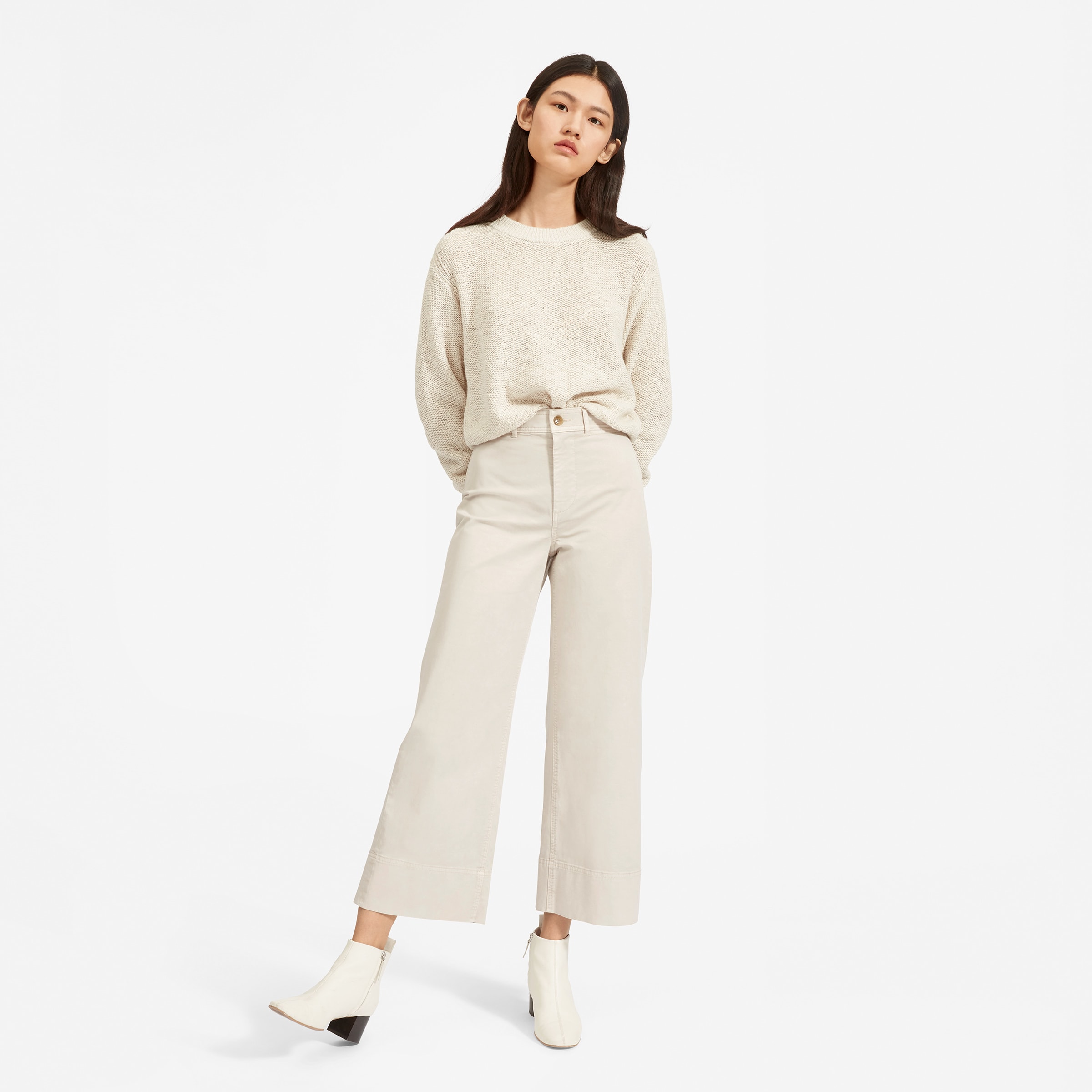 The Wide Leg Sailor Pant in Chino